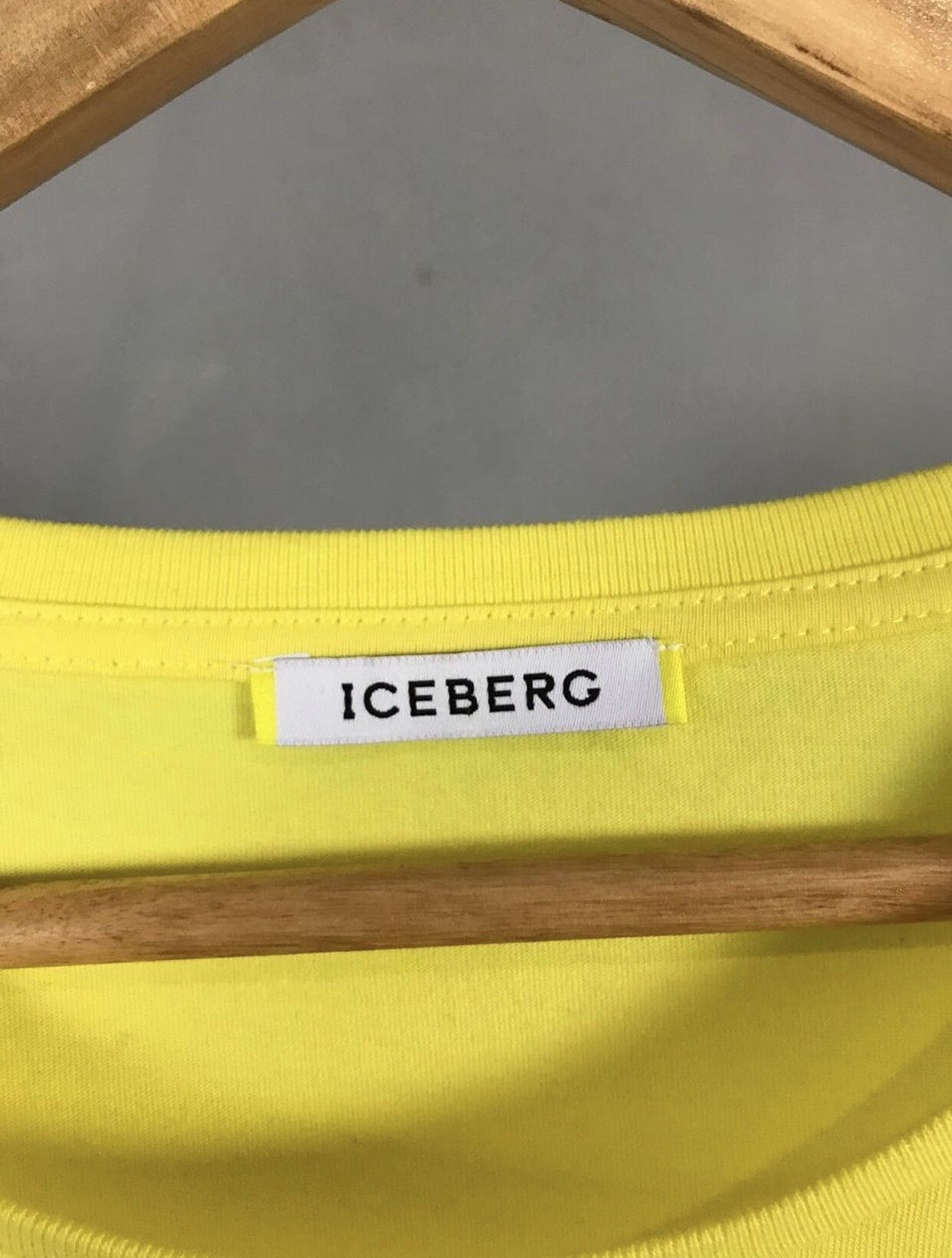 Iceberg Iceberg 74 luxury streetwear yellow tee Size US XL / EU 56 / 4 - 4 Thumbnail