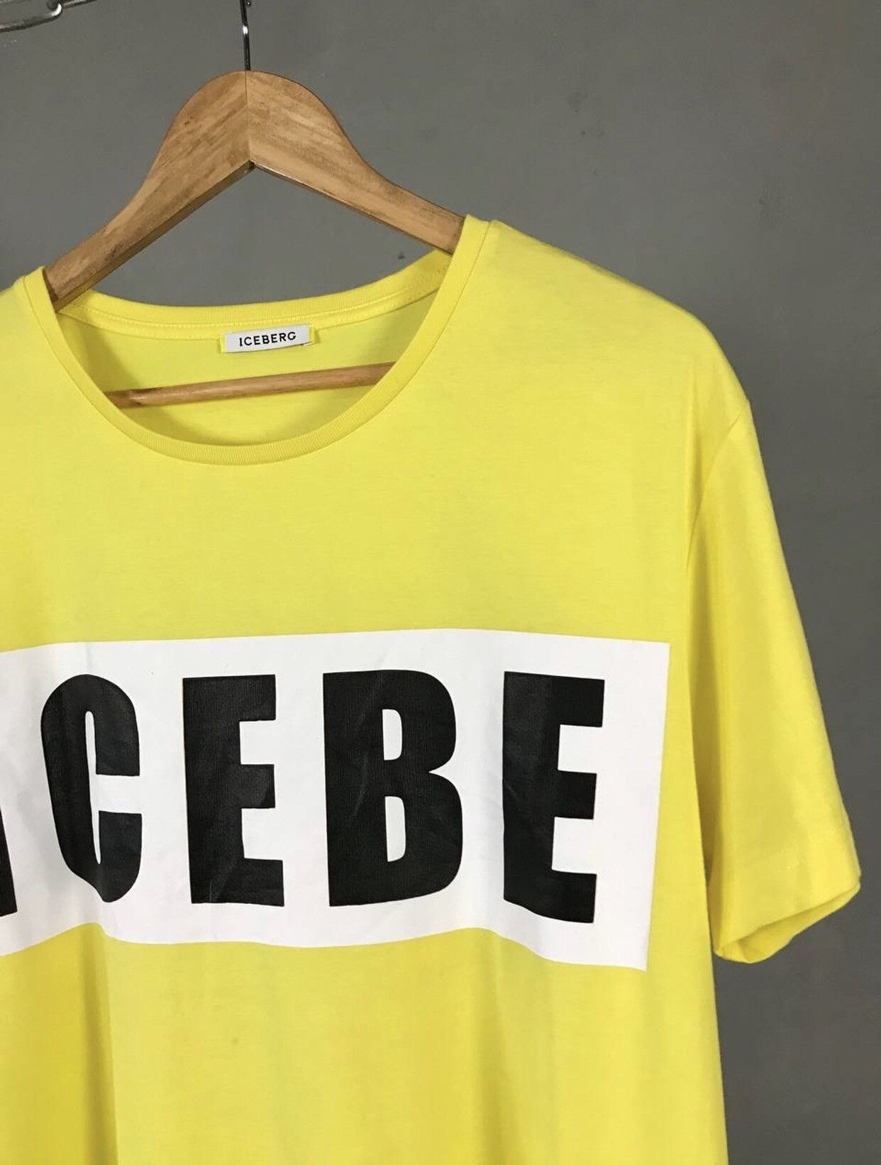 Iceberg Iceberg 74 luxury streetwear yellow tee Size US XL / EU 56 / 4 - 2 Thumbnail