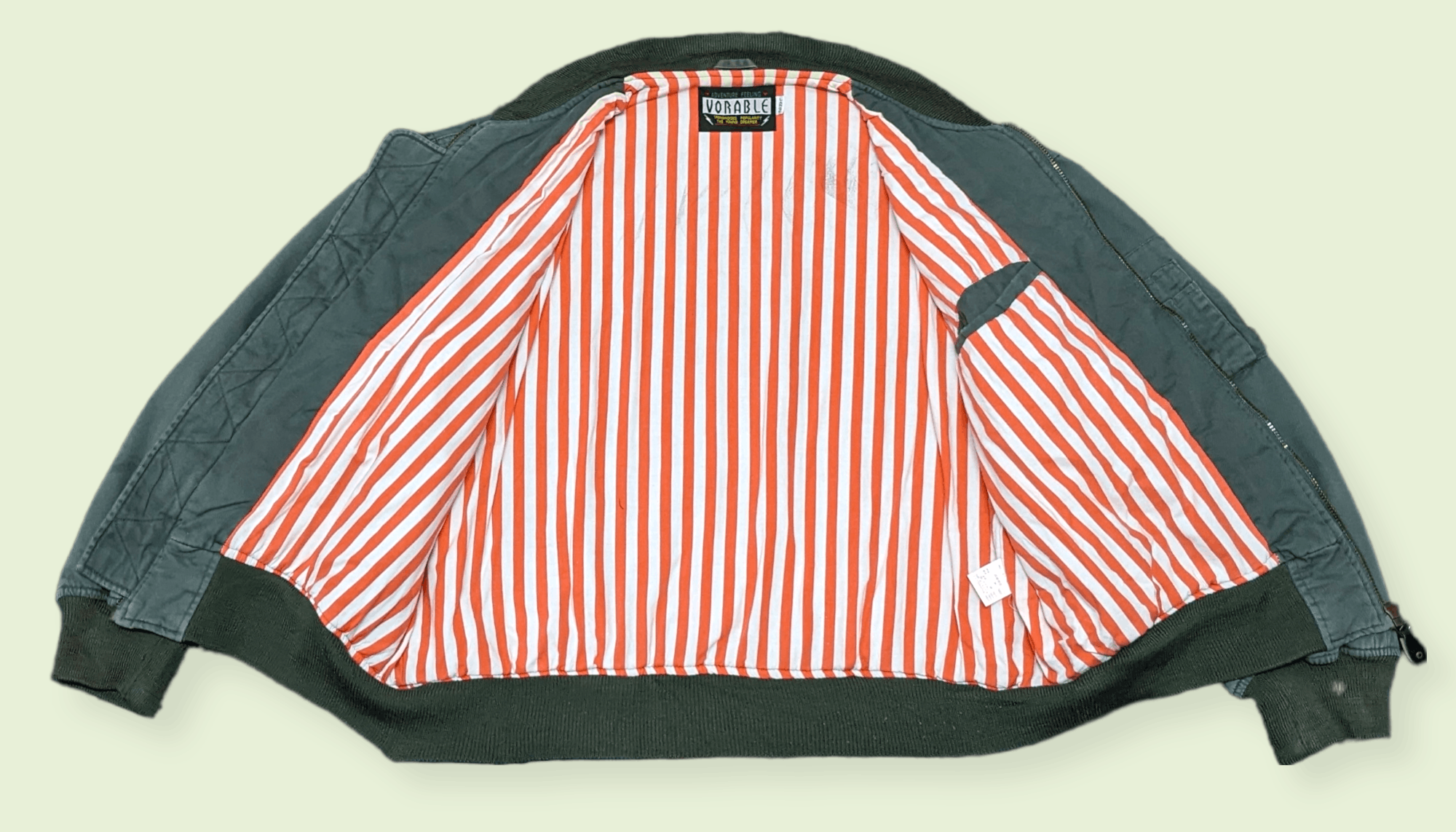 Japanese Brand × Vintage Vintage 80s/90s Japanese Vorable Army Style Bomber Jacket Size US L / EU 52-54 / 3 - 8 Thumbnail