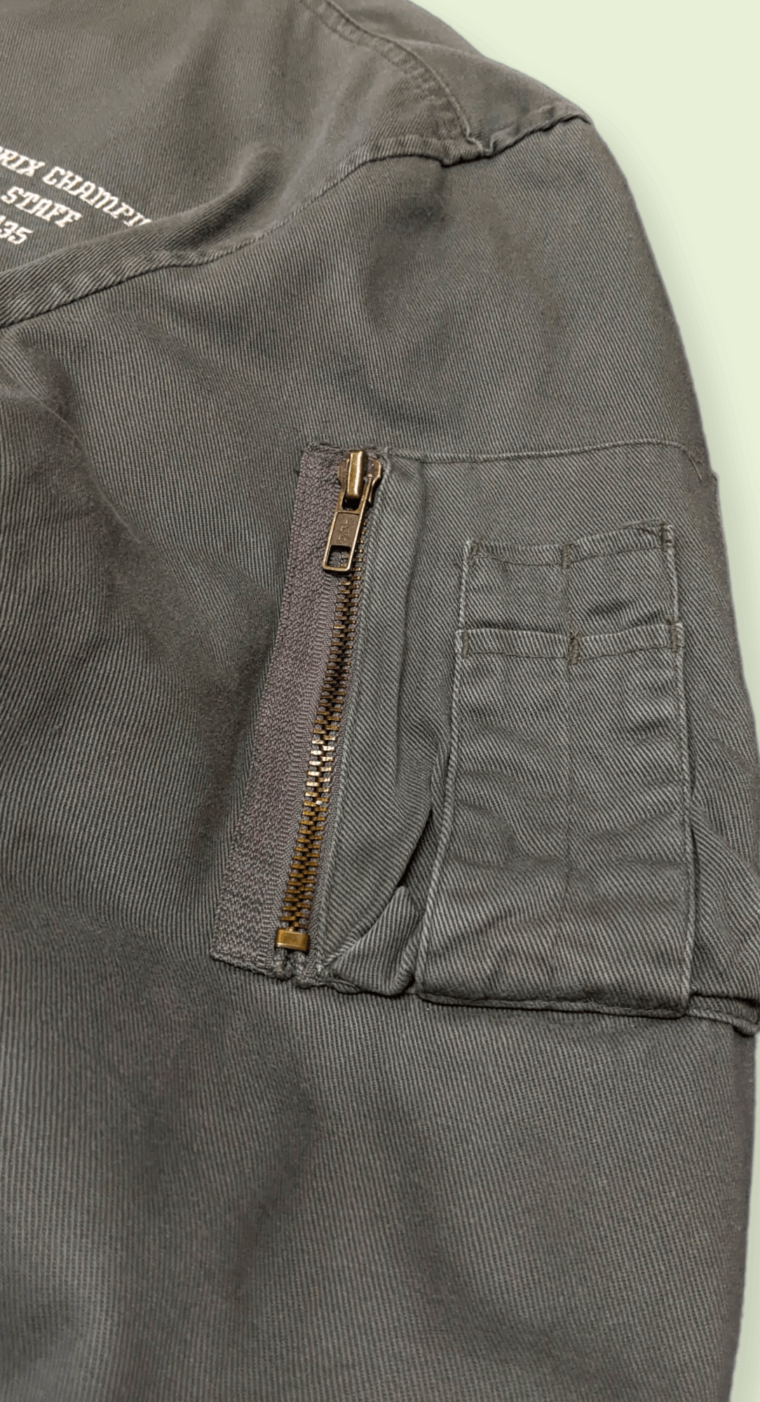 Japanese Brand × Vintage Vintage 80s/90s Japanese Vorable Army Style Bomber Jacket Size US L / EU 52-54 / 3 - 5 Thumbnail