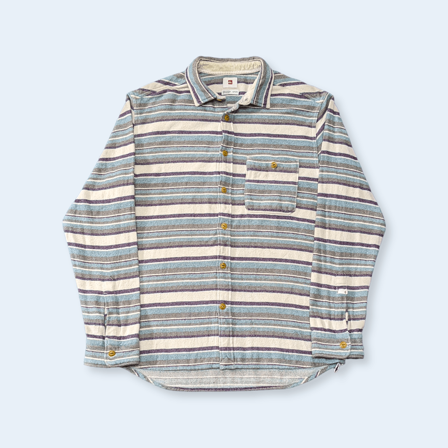 Vintage Quicksilver Striped Flannel Shirt