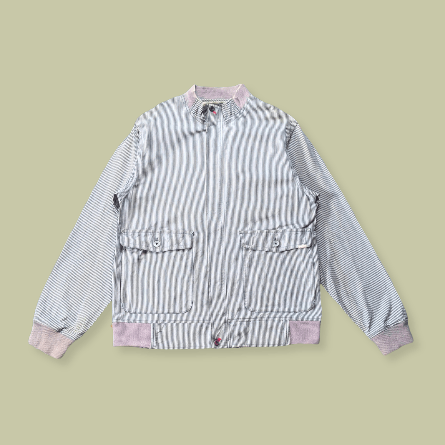 Vintage Vintage Carters Workwear Hickory Chore Jacket Size US M / EU 48-50 / 2 - 1 Thumbnail