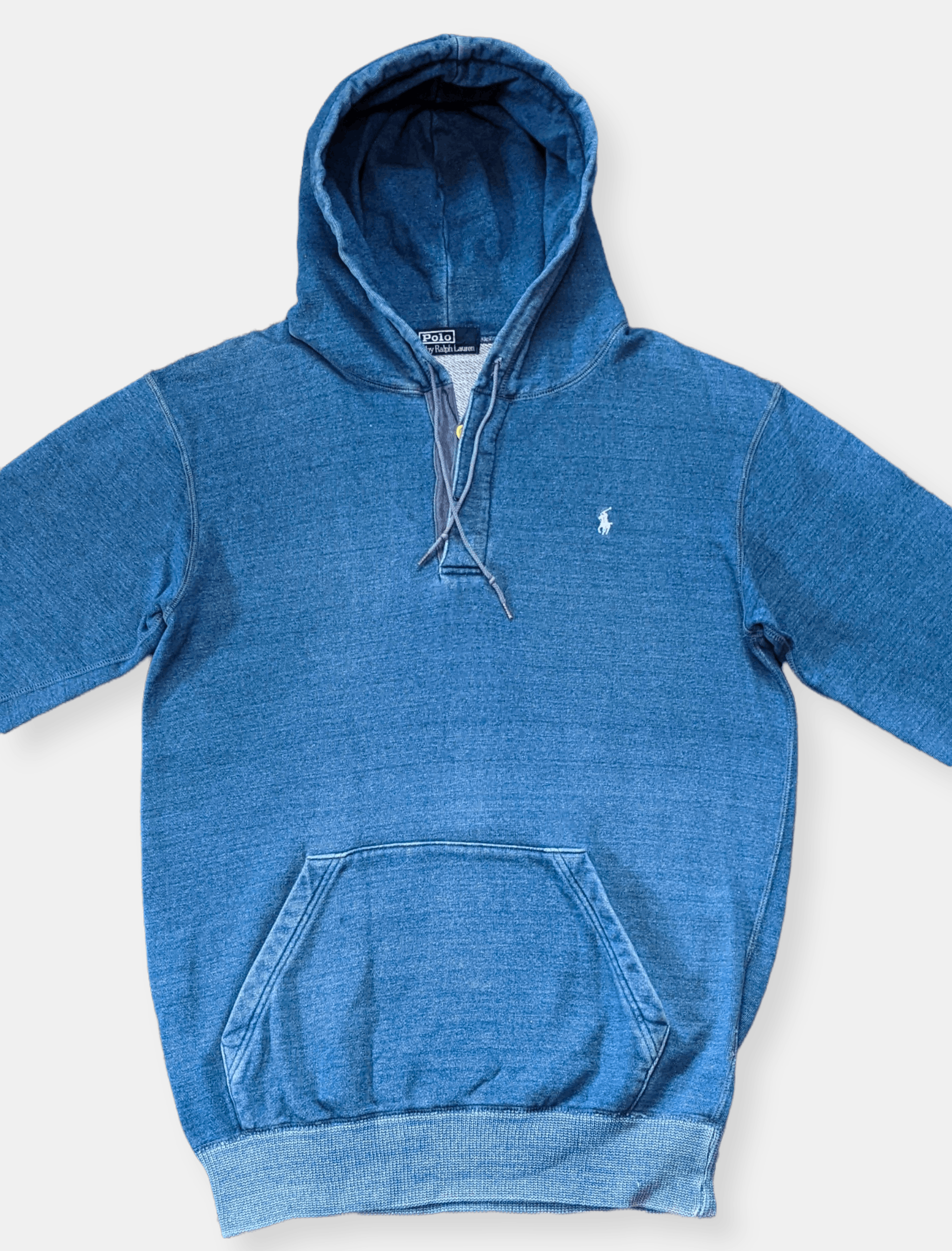 Polo Ralph Lauren × Ralph Lauren × Vintage Vintage Polo Ralph Lauren Denim Style Pullover Hoodie Size US S / EU 44-46 / 1 - 3 Thumbnail
