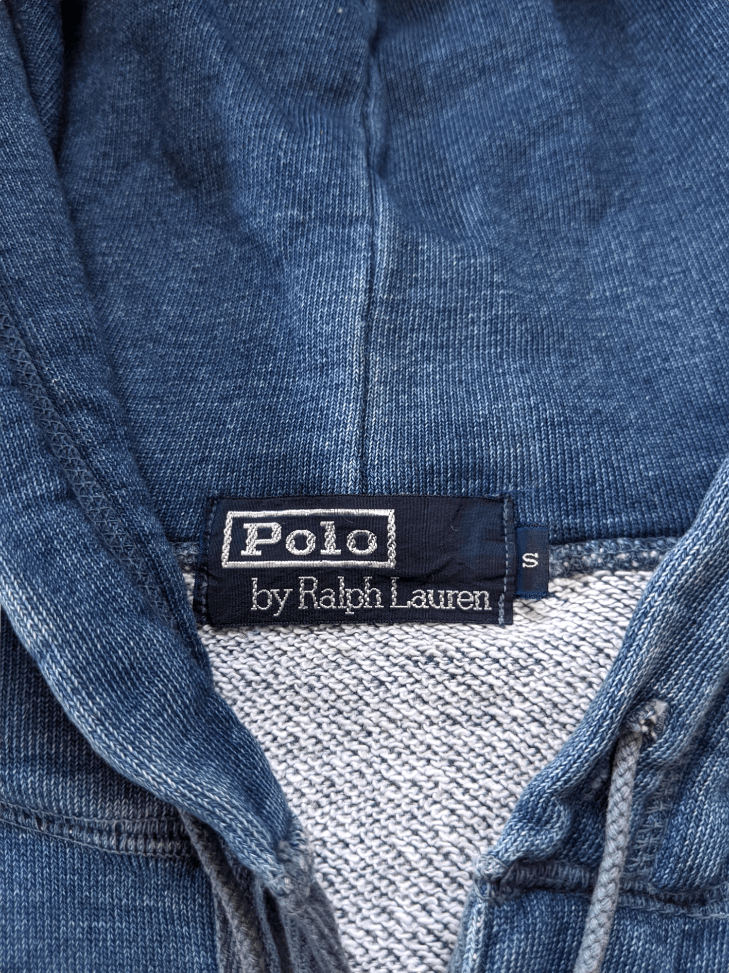 Polo Ralph Lauren × Ralph Lauren × Vintage Vintage Polo Ralph Lauren Denim Style Pullover Hoodie Size US S / EU 44-46 / 1 - 7 Thumbnail