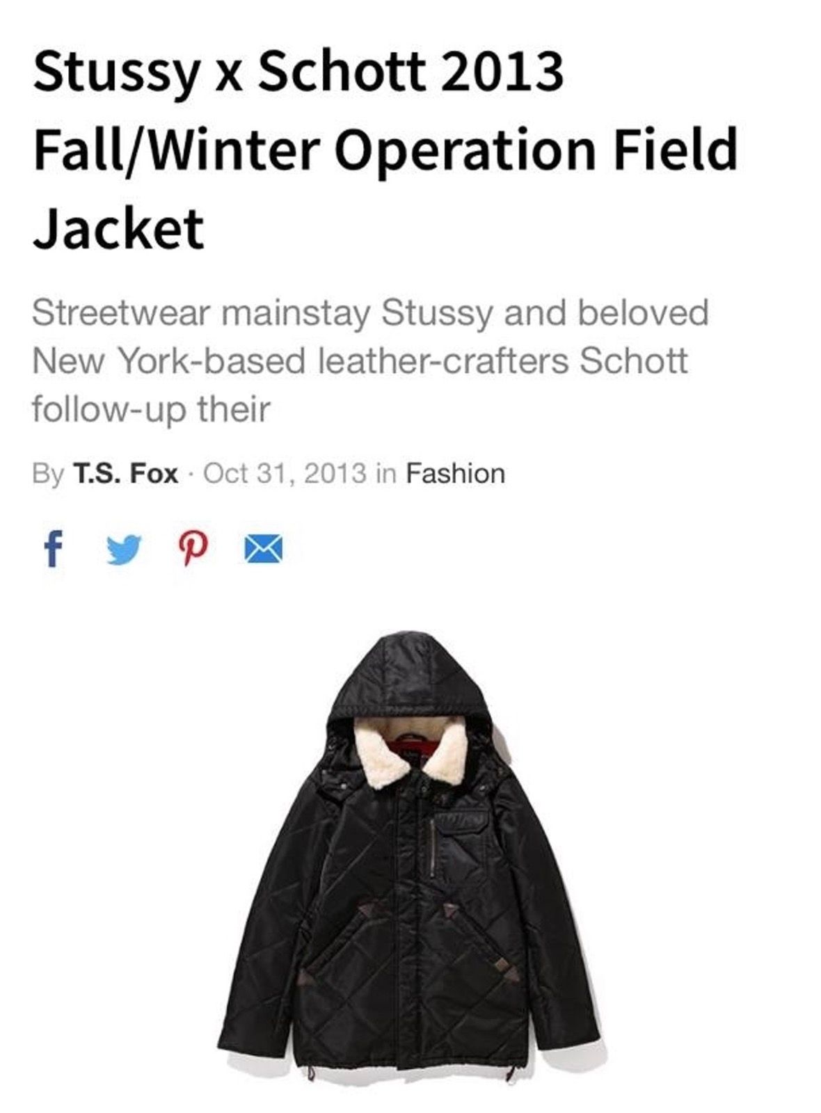 Stussy Winter Jacket | Grailed