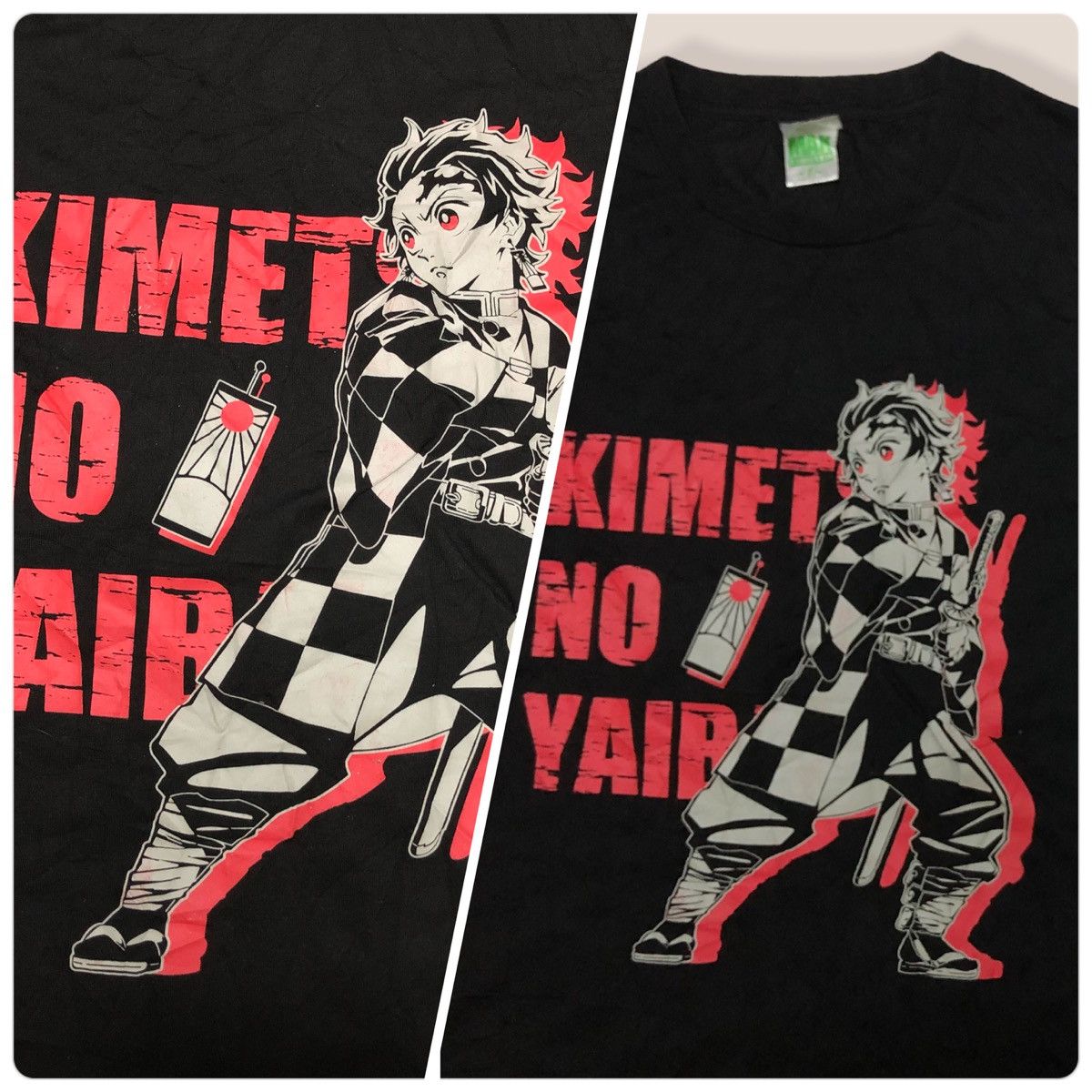 Anime × Cartoon Network × Japanese Brand Anime Kimetsu no Yaiba Demon Slayer Manga Tee Size US M / EU 48-50 / 2 - 1 Thumbnail