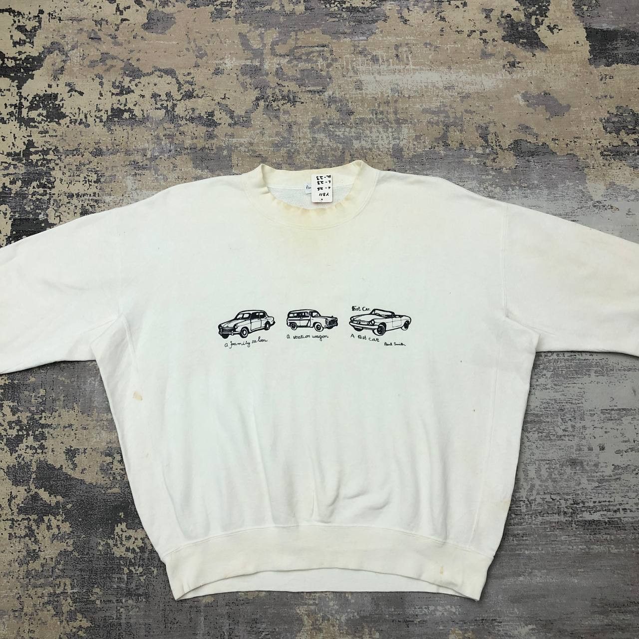 Paul Smith × Vintage Y311 VTG CAR FIGURES PAUL SMITH SWEATSHIRT Size US M / EU 48-50 / 2 - 1 Thumbnail