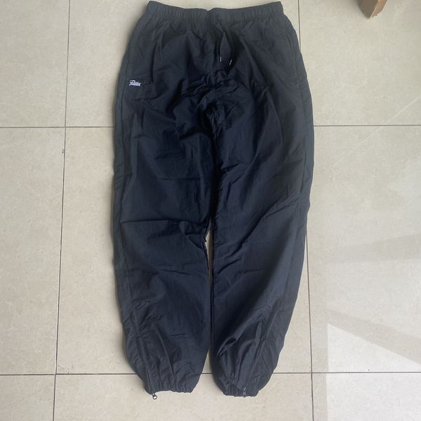 Patta Patta Black Nylon Padded Track Pants Size M | Grailed