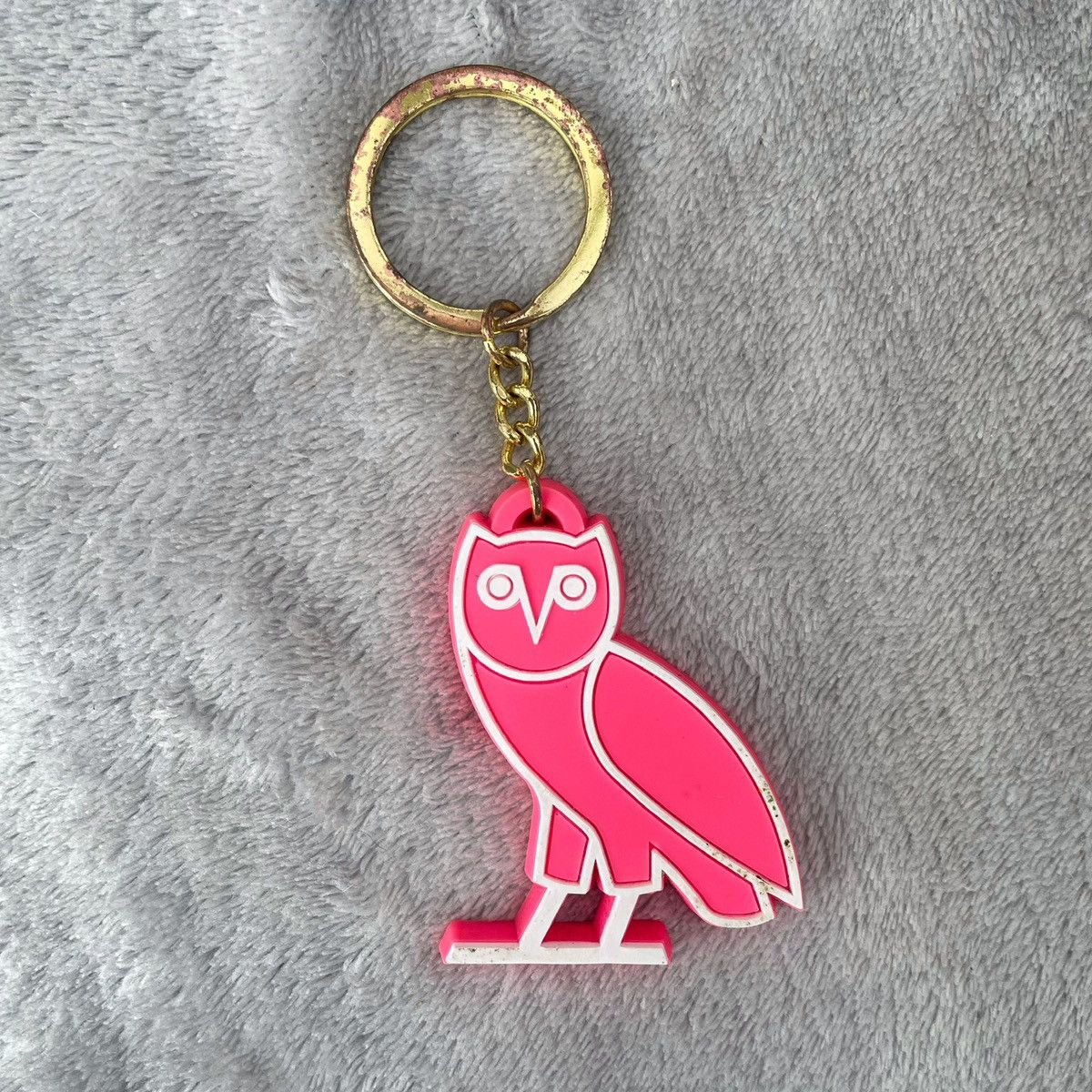 OVO Drake Octobers Very Own Keychain Gold OWL