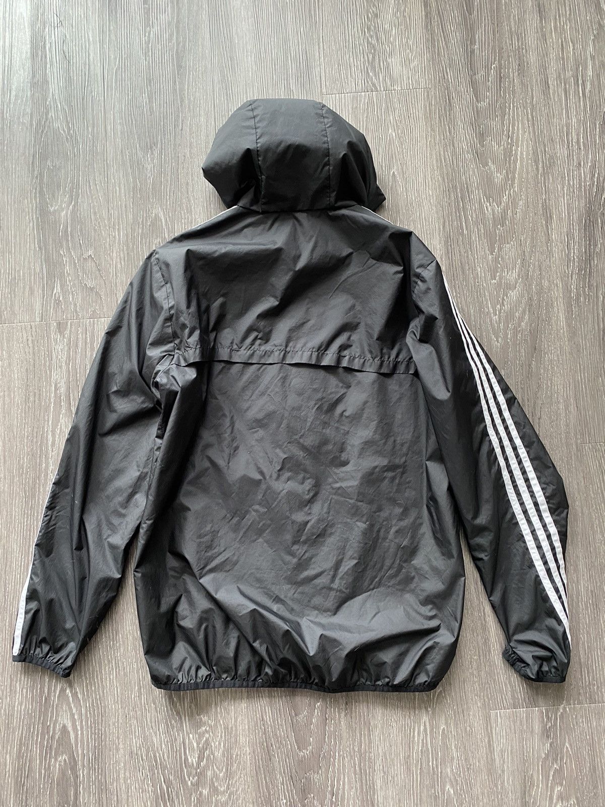 Adidas Adidas Black Essentials Windbreaker Jacket Hood Size US M / EU 48-50 / 2 - 7 Thumbnail