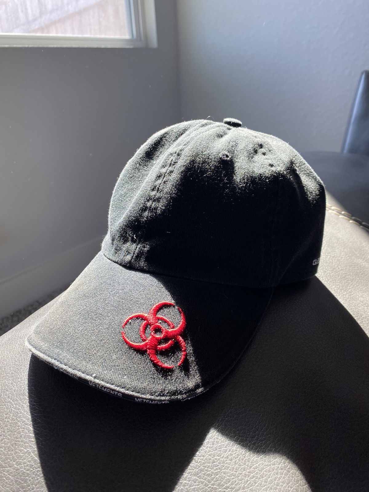 Vetements VETEMENTS GENETICALLY MODIFIED BIOHAZARD CAP | Grailed