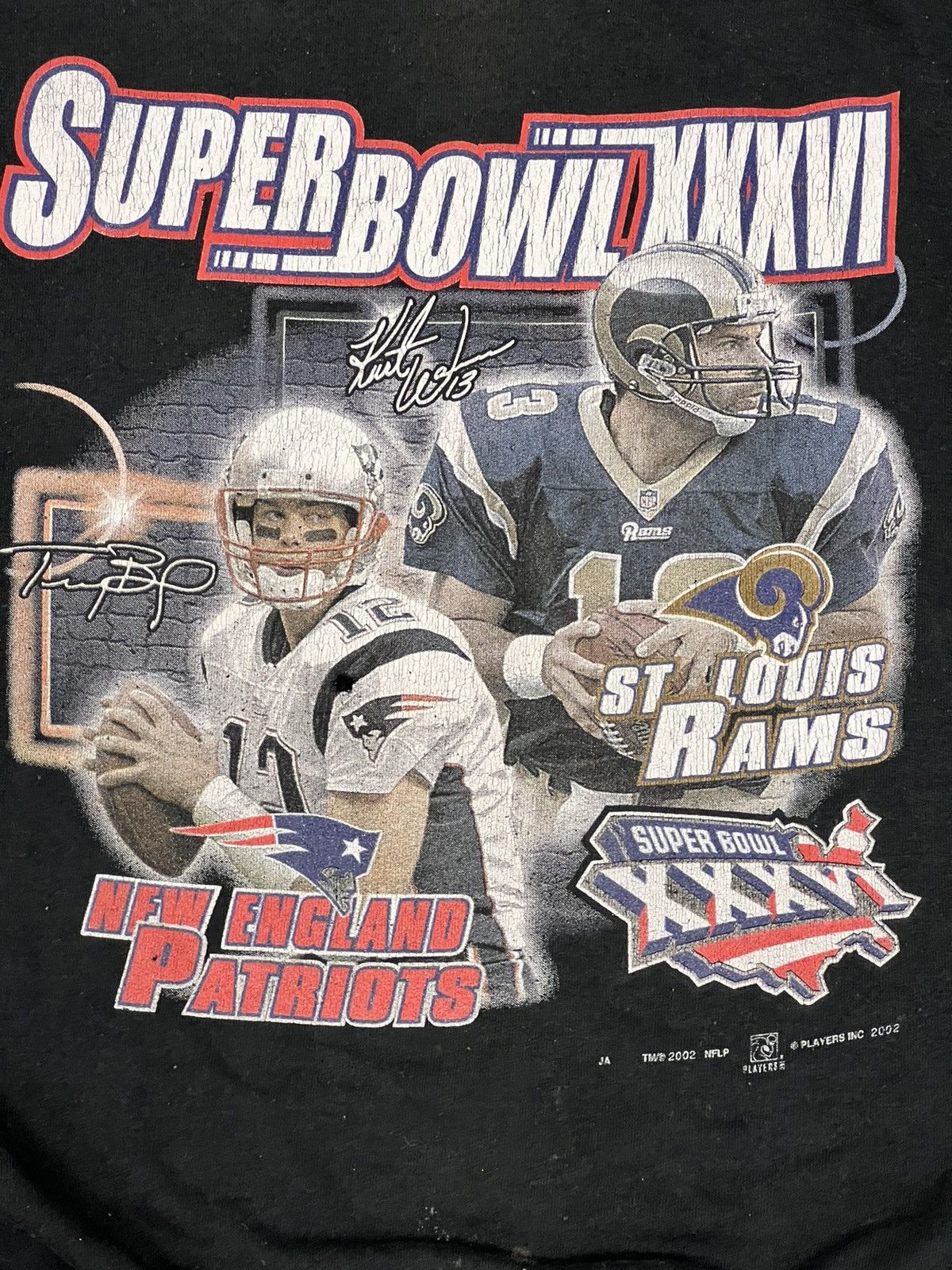 NFL Vintage Super Bowl XXXVI Crewneck Sweatshirt Size US L / EU 52-54 / 3 - 2 Thumbnail