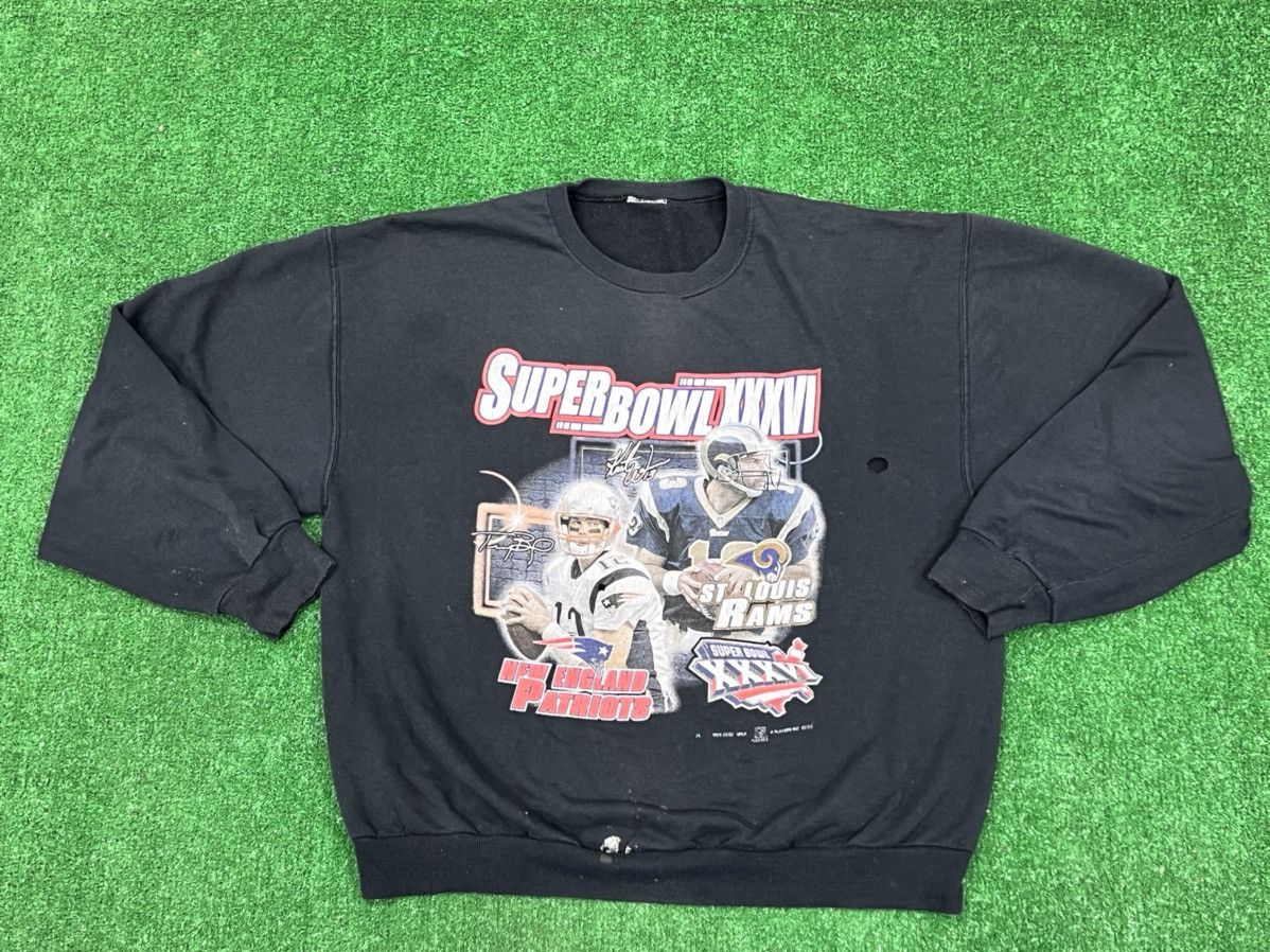 NFL Vintage Super Bowl XXXVI Crewneck Sweatshirt Size US L / EU 52-54 / 3 - 1 Thumbnail