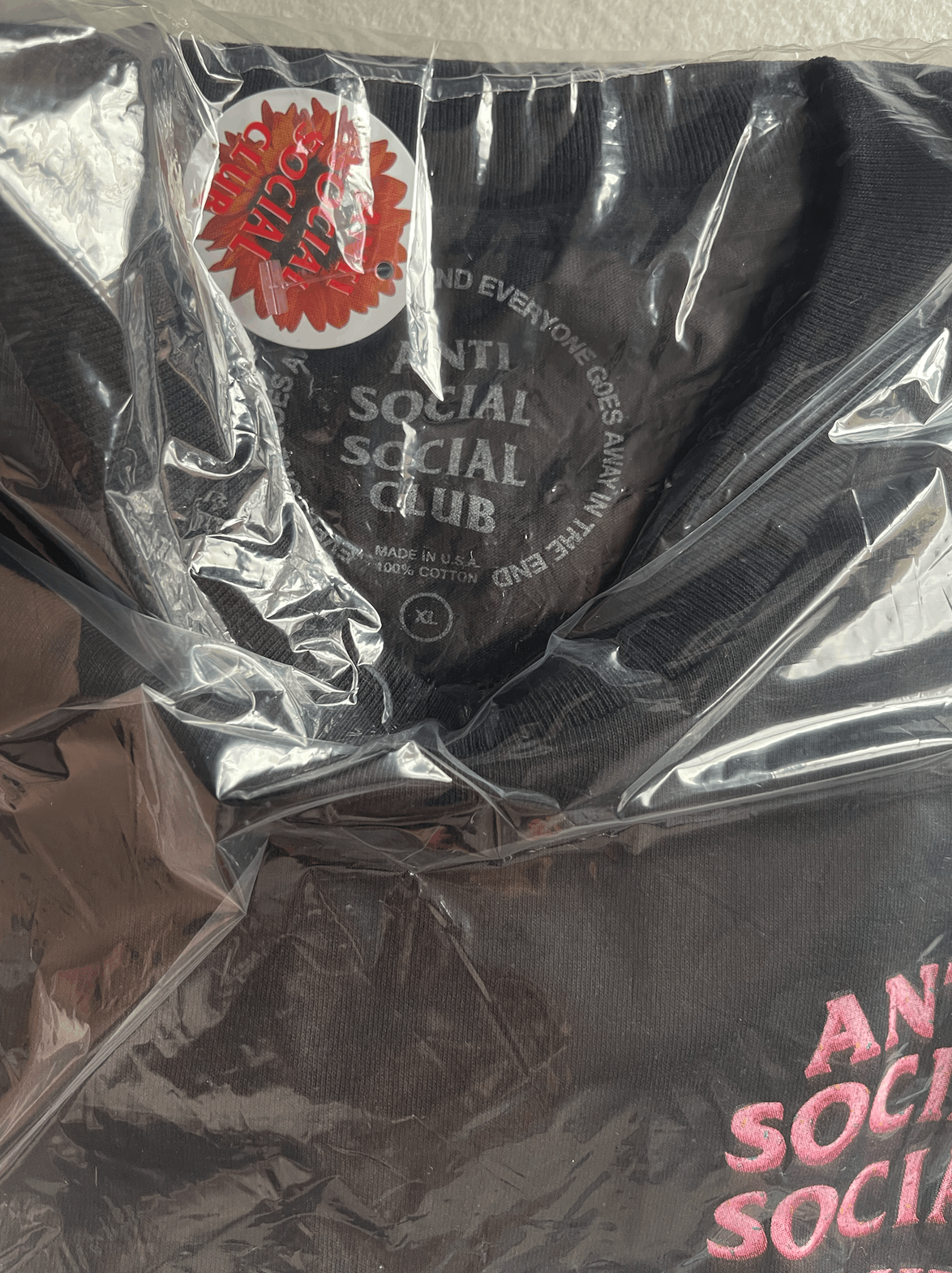 Anti Social Social Club Anti Social Social Club Sprinkling Tears Tee Black (XXL) Size US XXL / EU 58 / 5 - 3 Thumbnail