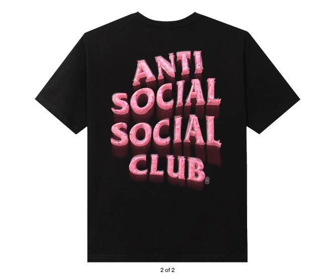 Anti Social Social Club Anti Social Social Club Sprinkling Tears Tee Black (XXL) Size US XXL / EU 58 / 5 - 1 Thumbnail
