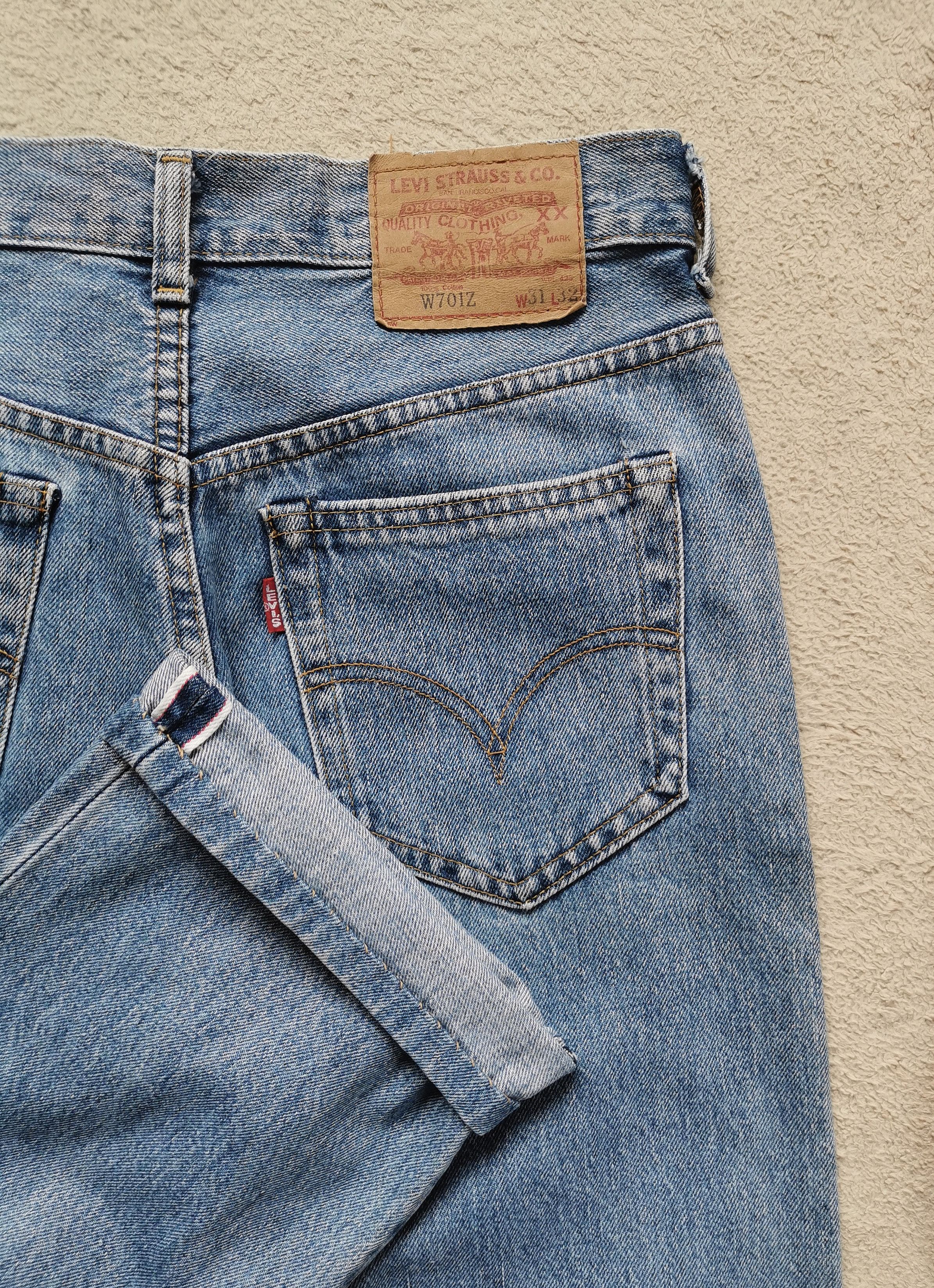 LVC × Levi's × Vintage Vintage Levis W701Z Big E Selvedge Jeans Size US 28 / EU 44 - 1 Thumbnail