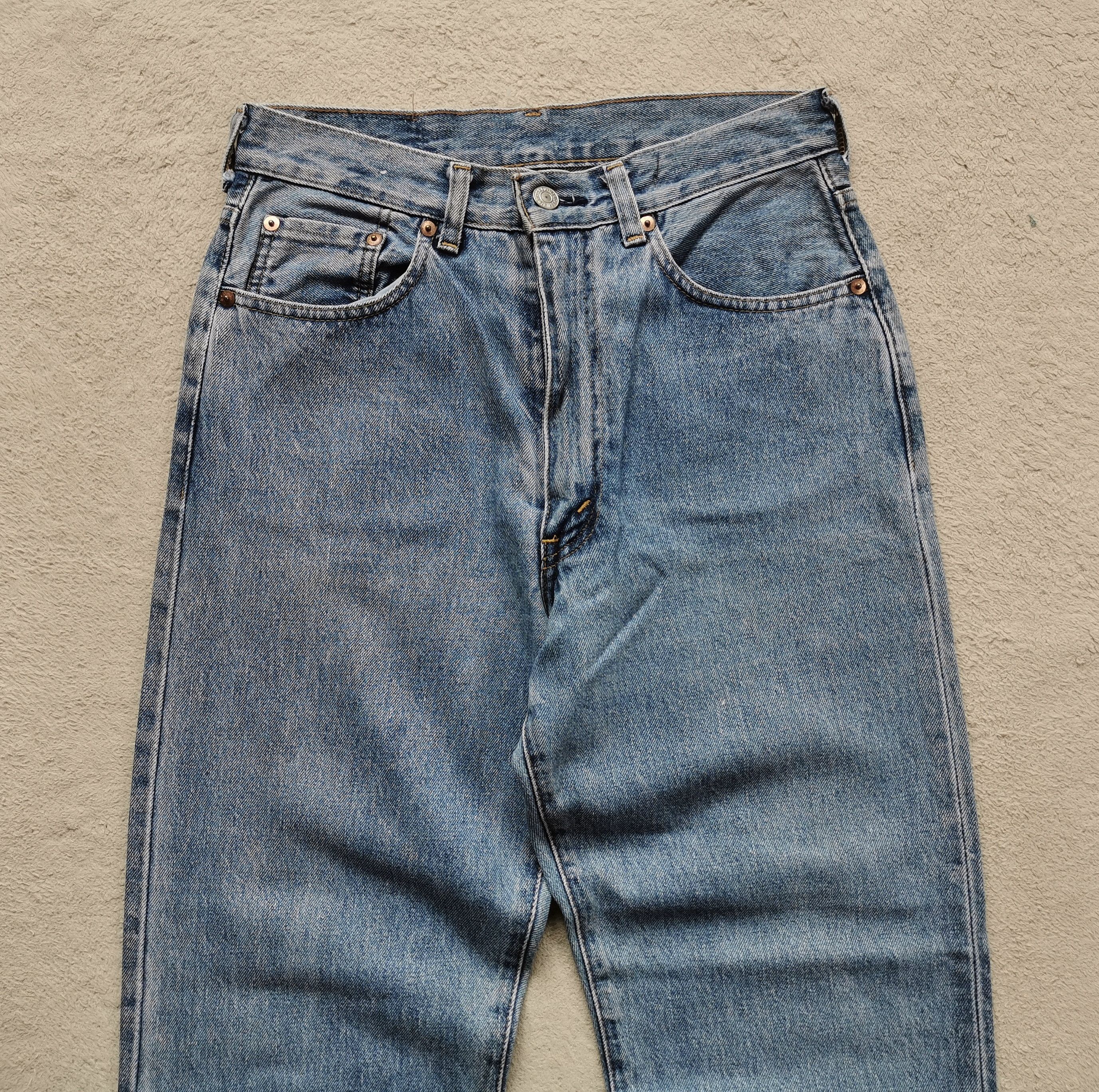 LVC × Levi's × Vintage Vintage Levis W701Z Big E Selvedge Jeans Size US 28 / EU 44 - 4 Thumbnail