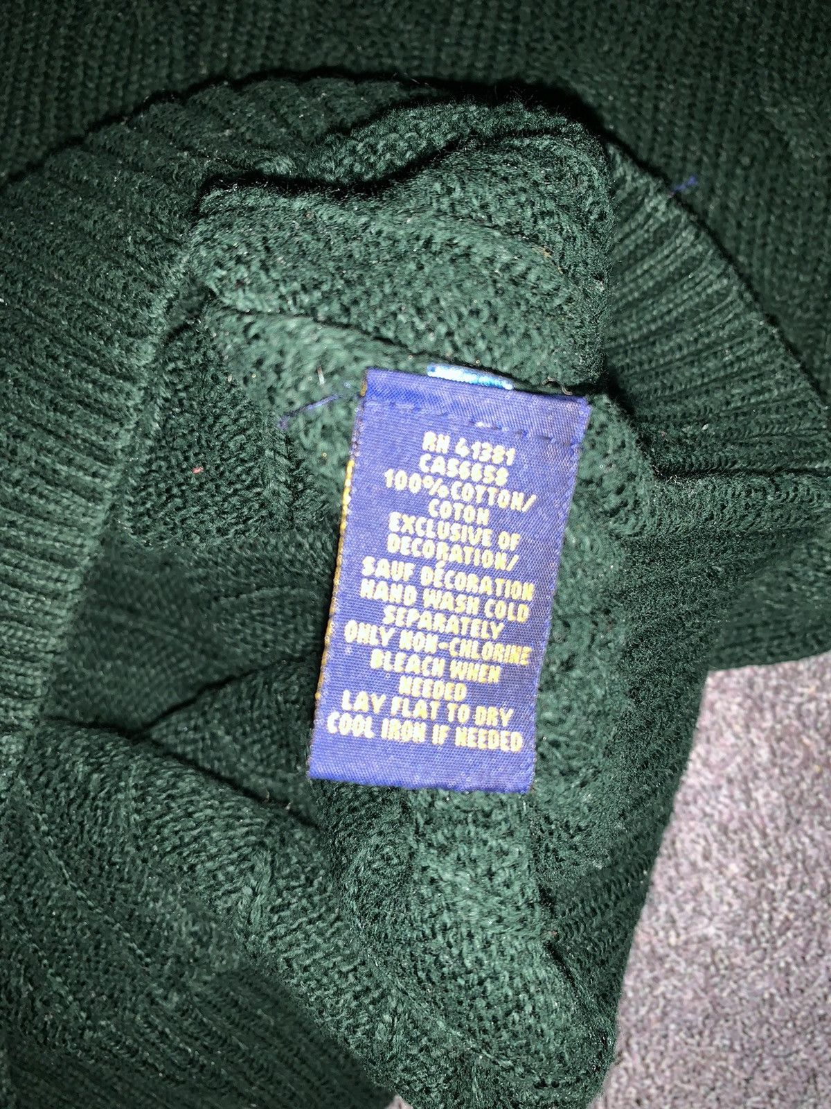 Polo Ralph Lauren × Vintage Polo Ralph Lauren sweater sweatshirt long sleeve knitwear RL Size US S / EU 44-46 / 1 - 7 Thumbnail