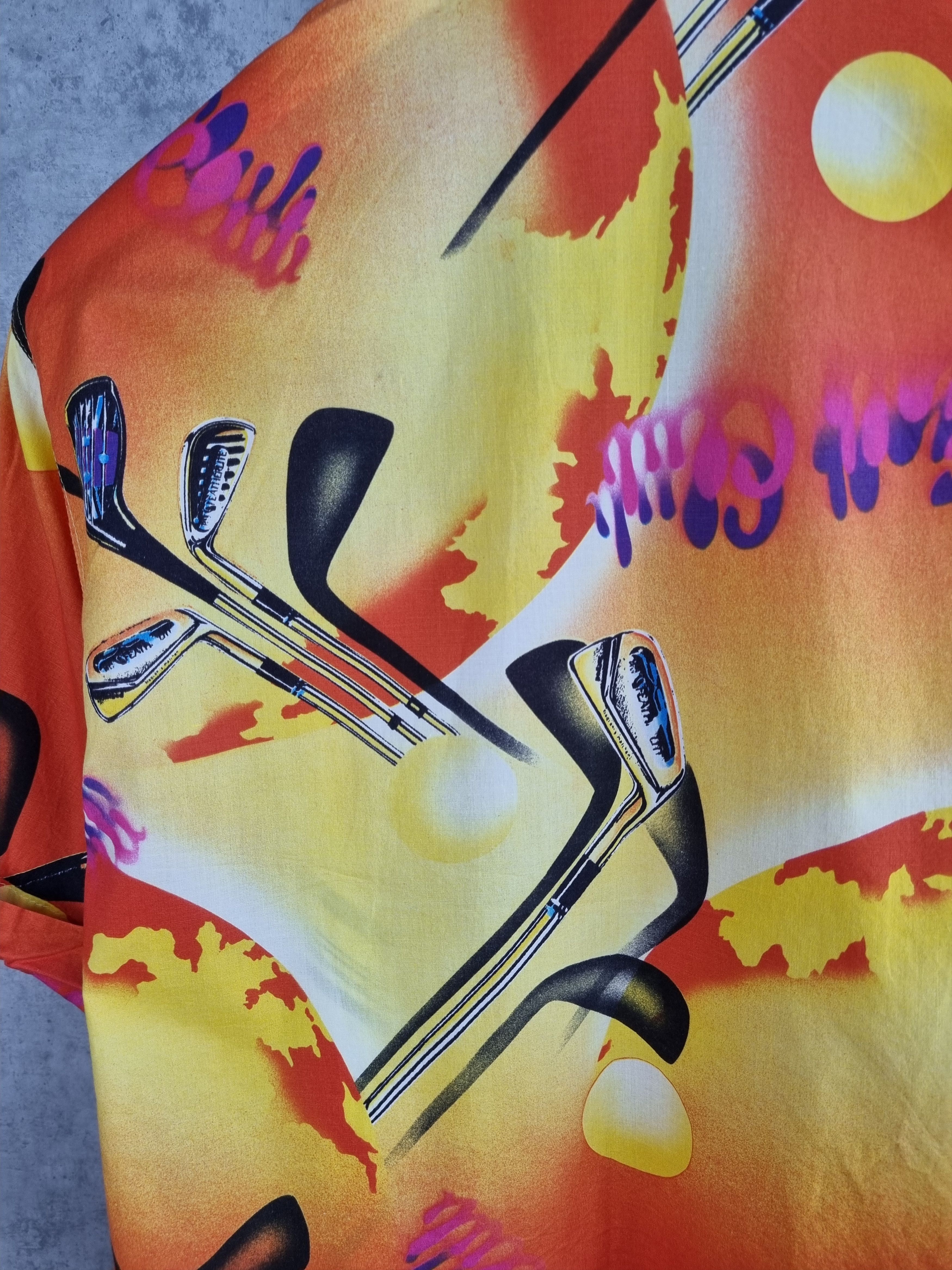 Vintage 🎳 Bowling Austrian Attractive Design Light Shirt Size US S / EU 44-46 / 1 - 5 Thumbnail
