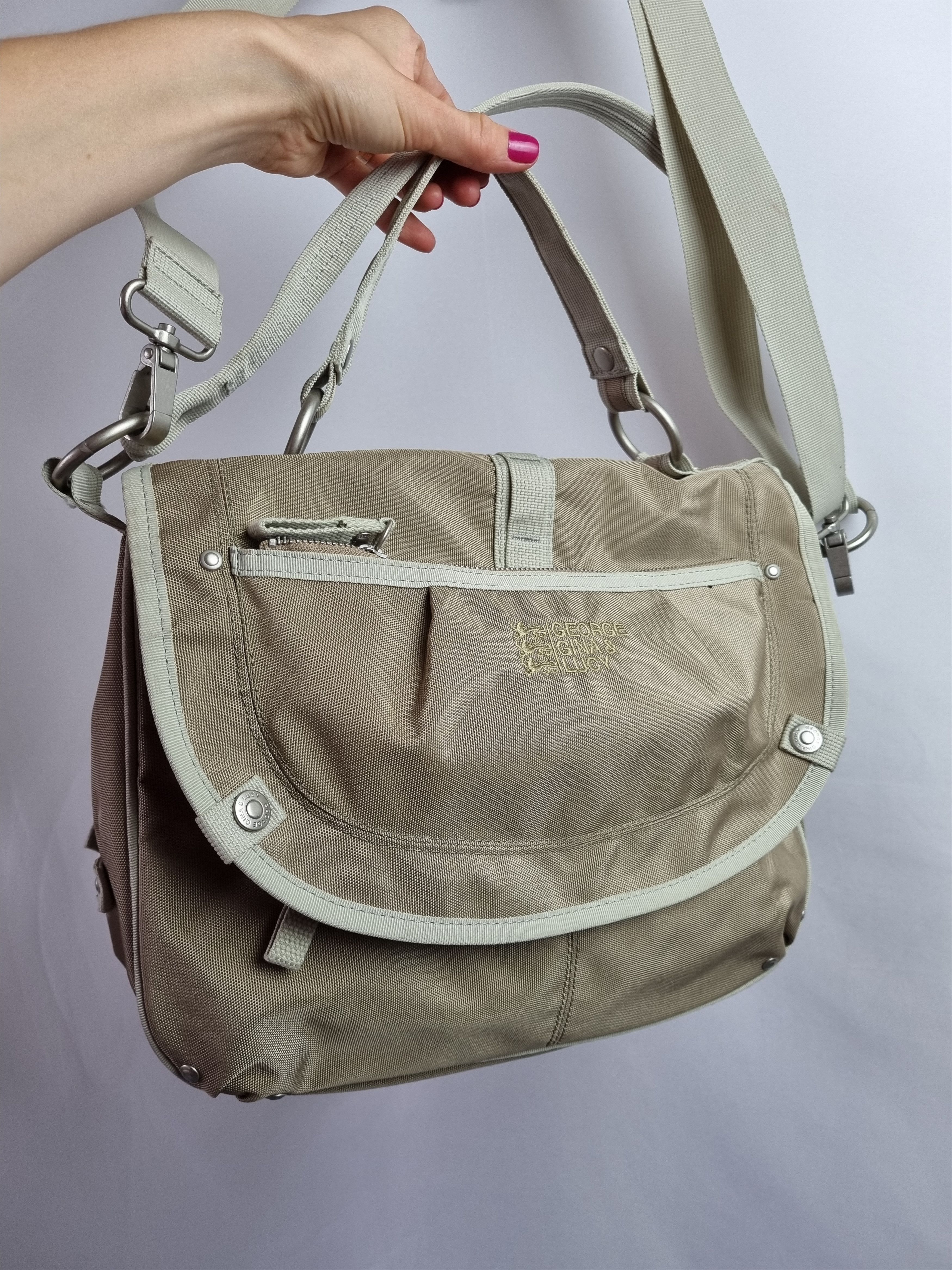 Japanese Brand GGL Multi-pockets Shoulder Bag ''Feeling Blue'' Crossbody Size ONE SIZE - 2 Thumbnail