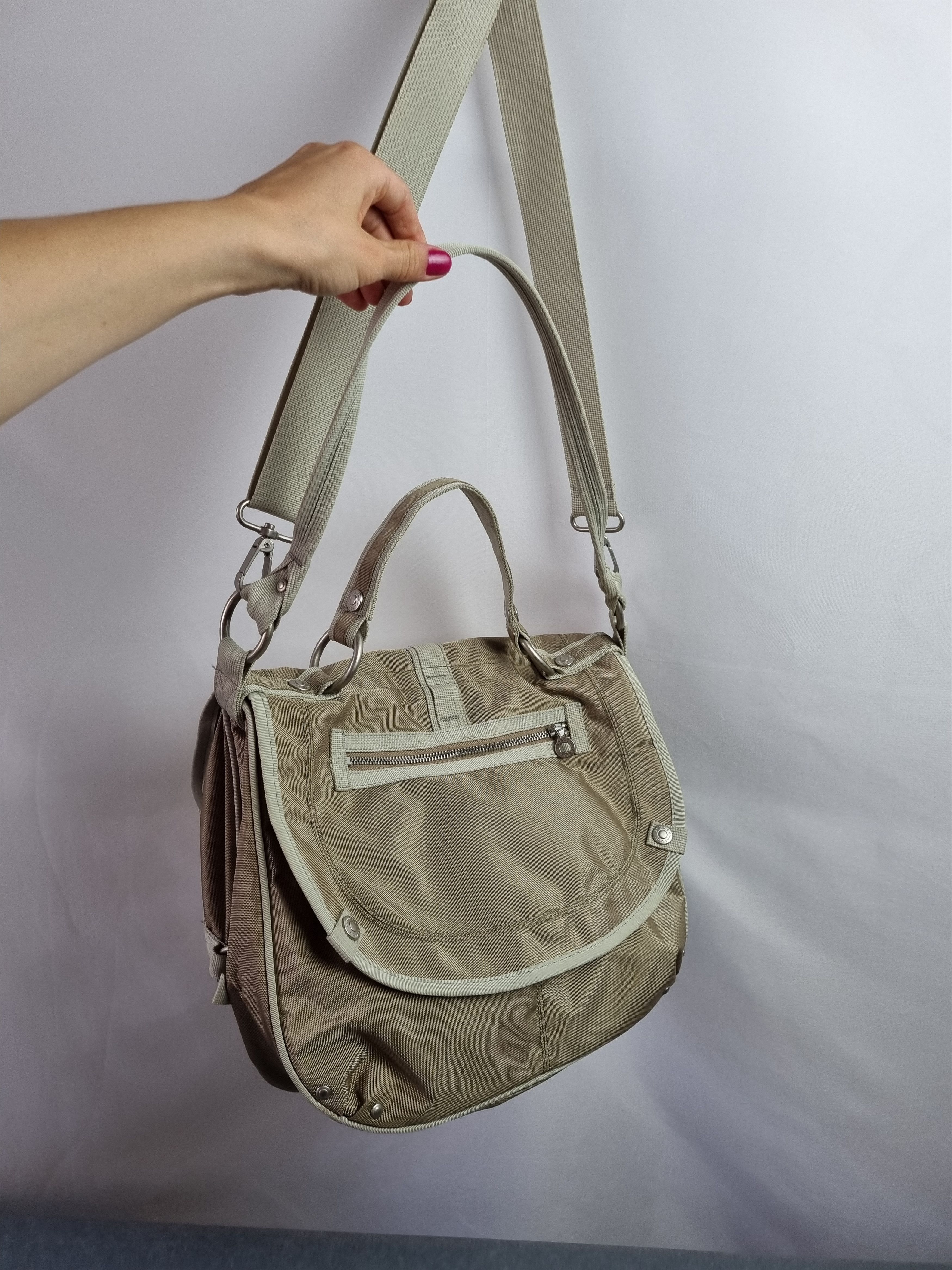 Japanese Brand GGL Multi-pockets Shoulder Bag ''Feeling Blue'' Crossbody Size ONE SIZE - 3 Thumbnail