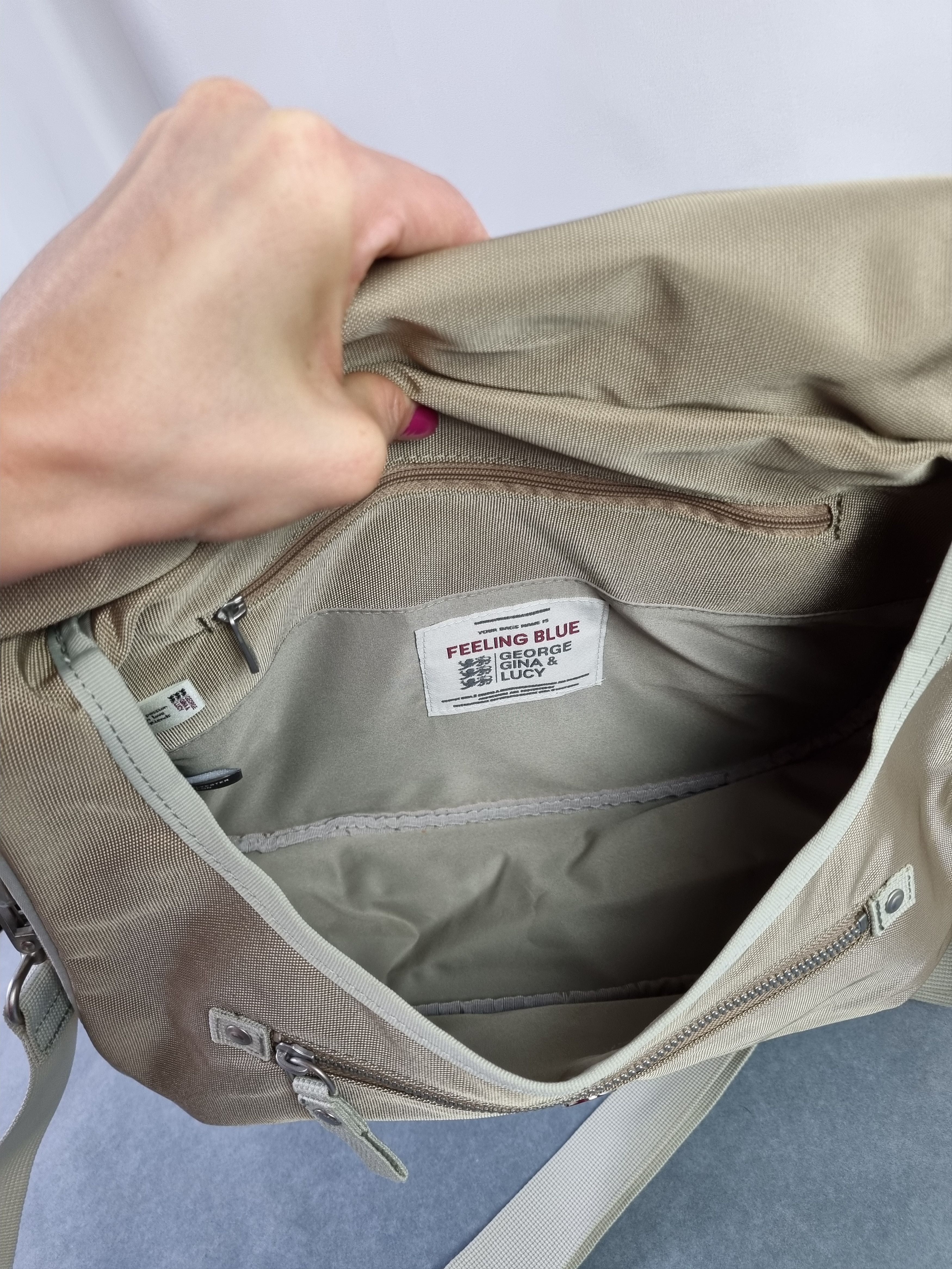 Japanese Brand GGL Multi-pockets Shoulder Bag ''Feeling Blue'' Crossbody Size ONE SIZE - 9 Thumbnail