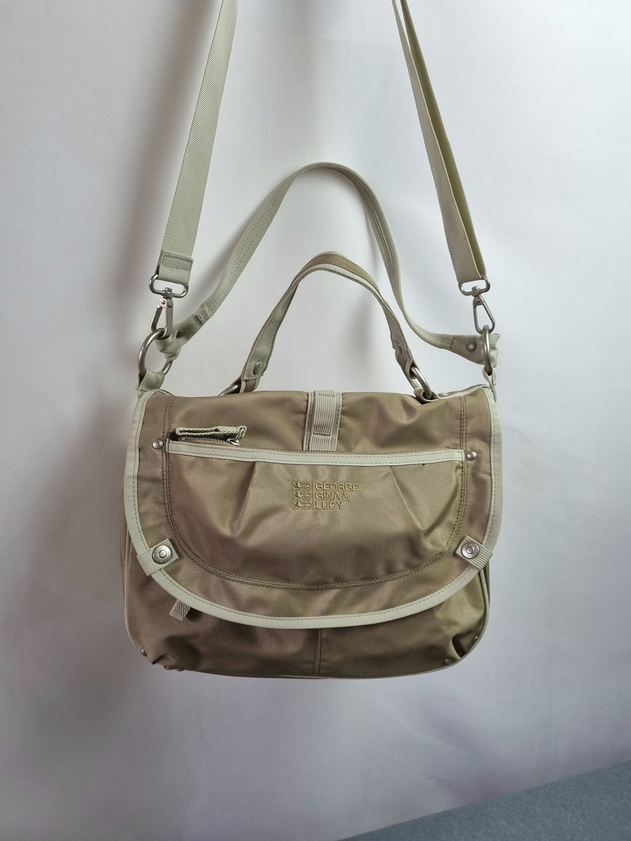 Japanese Brand GGL Multi-pockets Shoulder Bag ''Feeling Blue'' Crossbody Size ONE SIZE - 1 Thumbnail