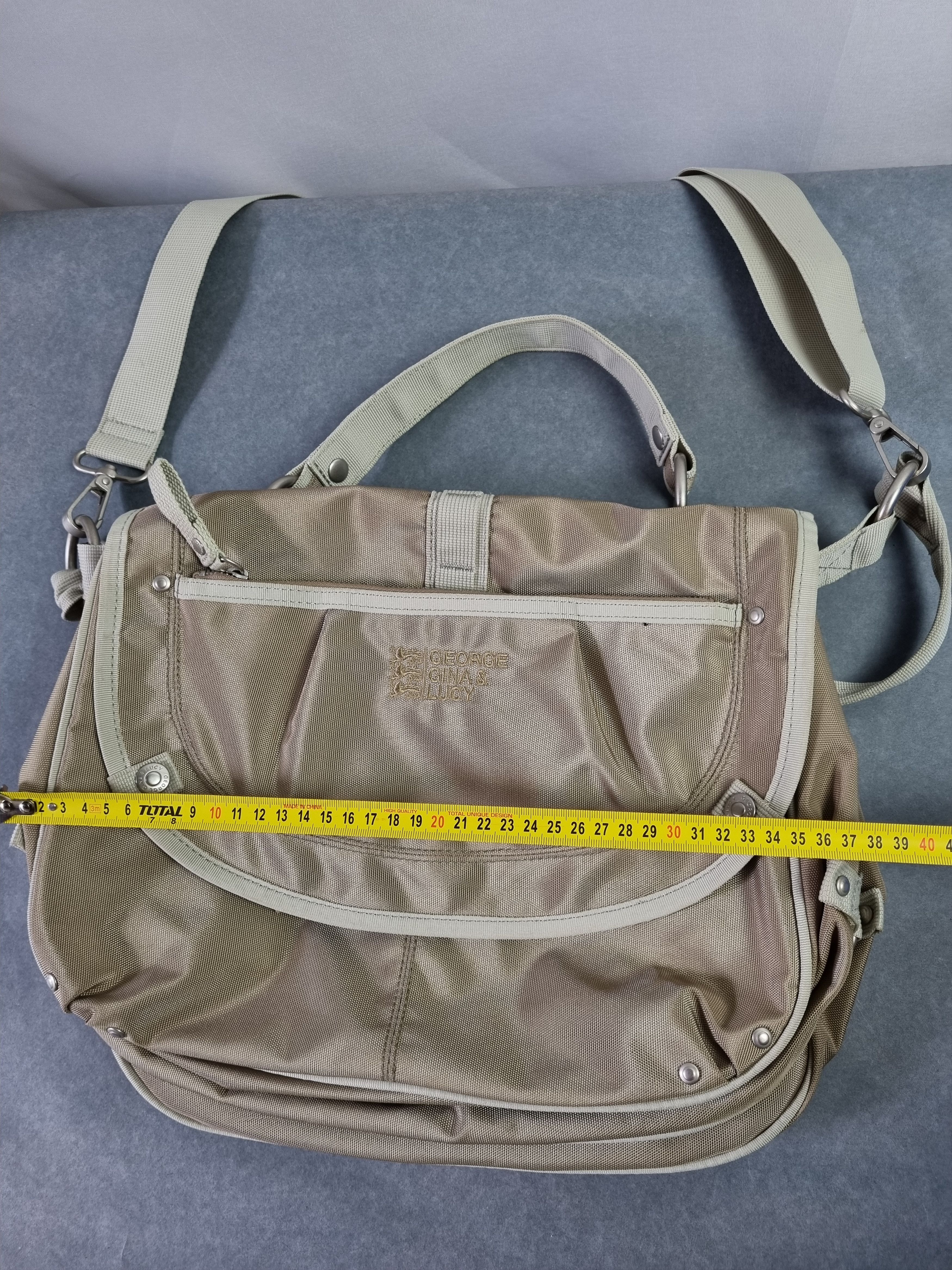 Japanese Brand GGL Multi-pockets Shoulder Bag ''Feeling Blue'' Crossbody Size ONE SIZE - 18 Thumbnail