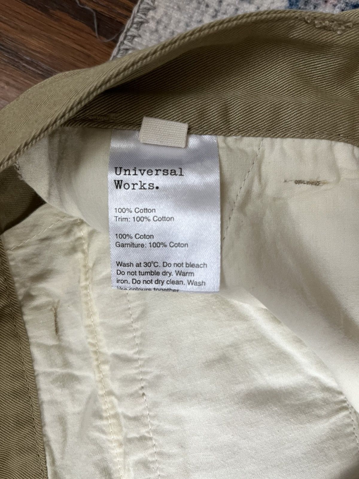 Universal Works Universal Works Chinos - Khaki Size US 32 / EU 48 - 5 Thumbnail