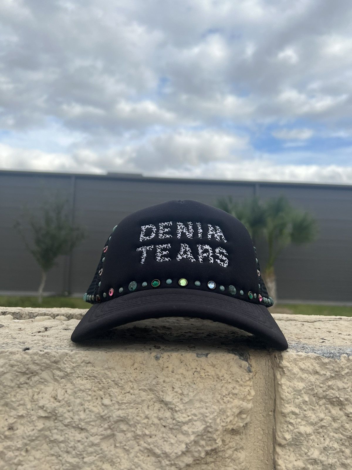 DENIM TEARS Denim Tears Rhinestone Hat | Grailed