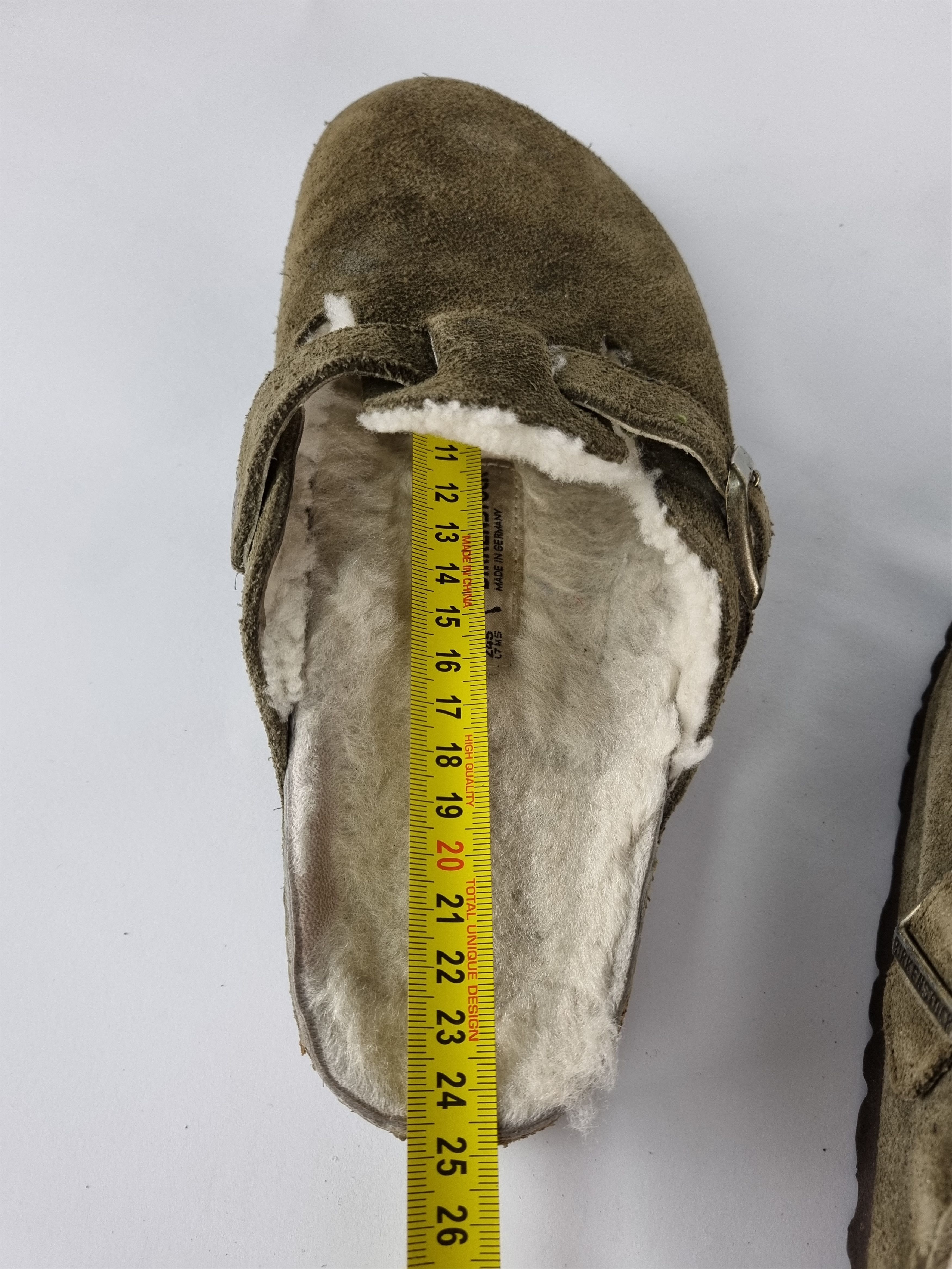 Birkenstock × Vintage Birkenstock Rare Suede Fur Inside Sandals Size US 5.5 / EU 38 - 4 Thumbnail