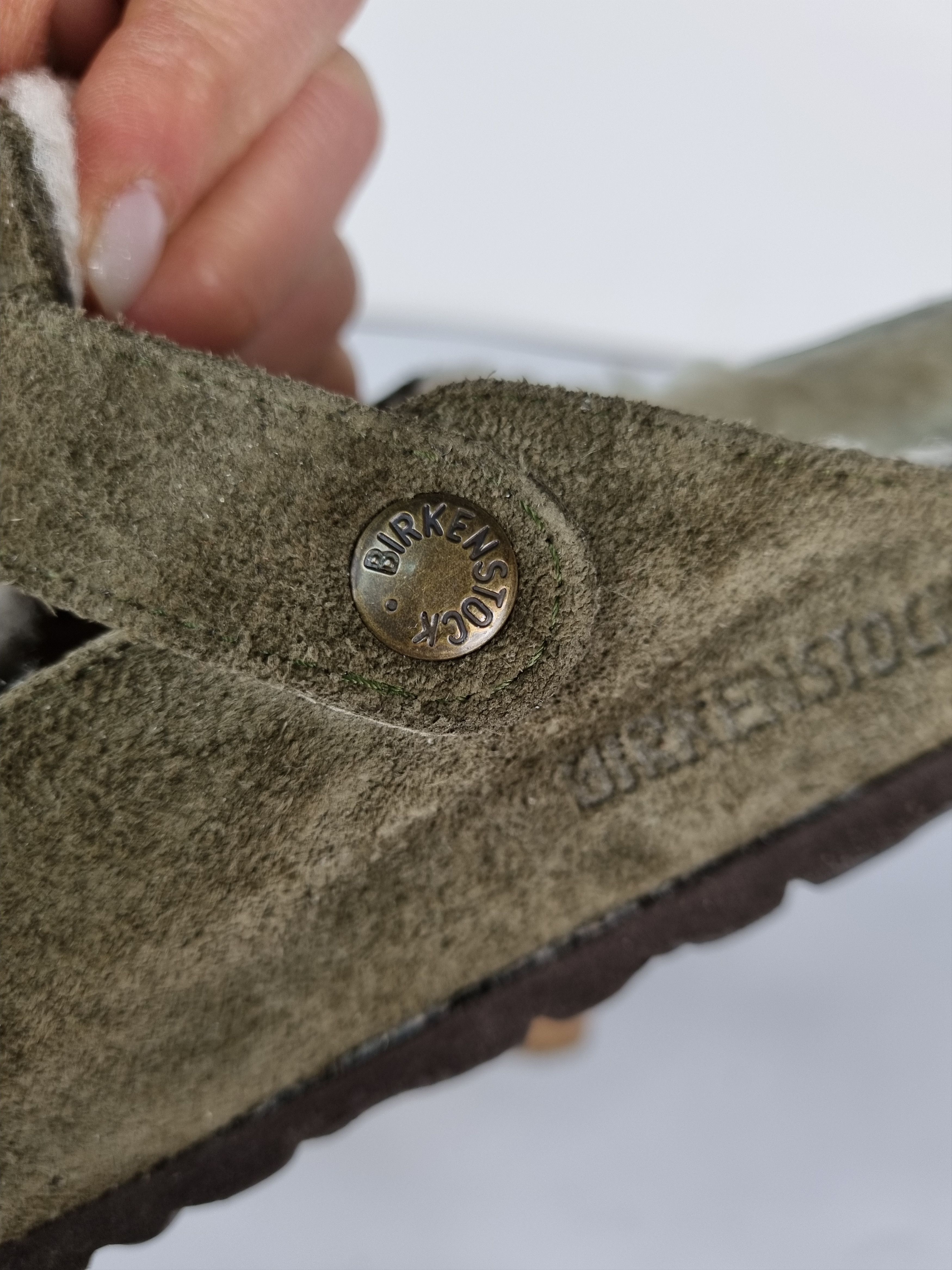 Birkenstock × Vintage Birkenstock Rare Suede Fur Inside Sandals Size US 5.5 / EU 38 - 6 Thumbnail