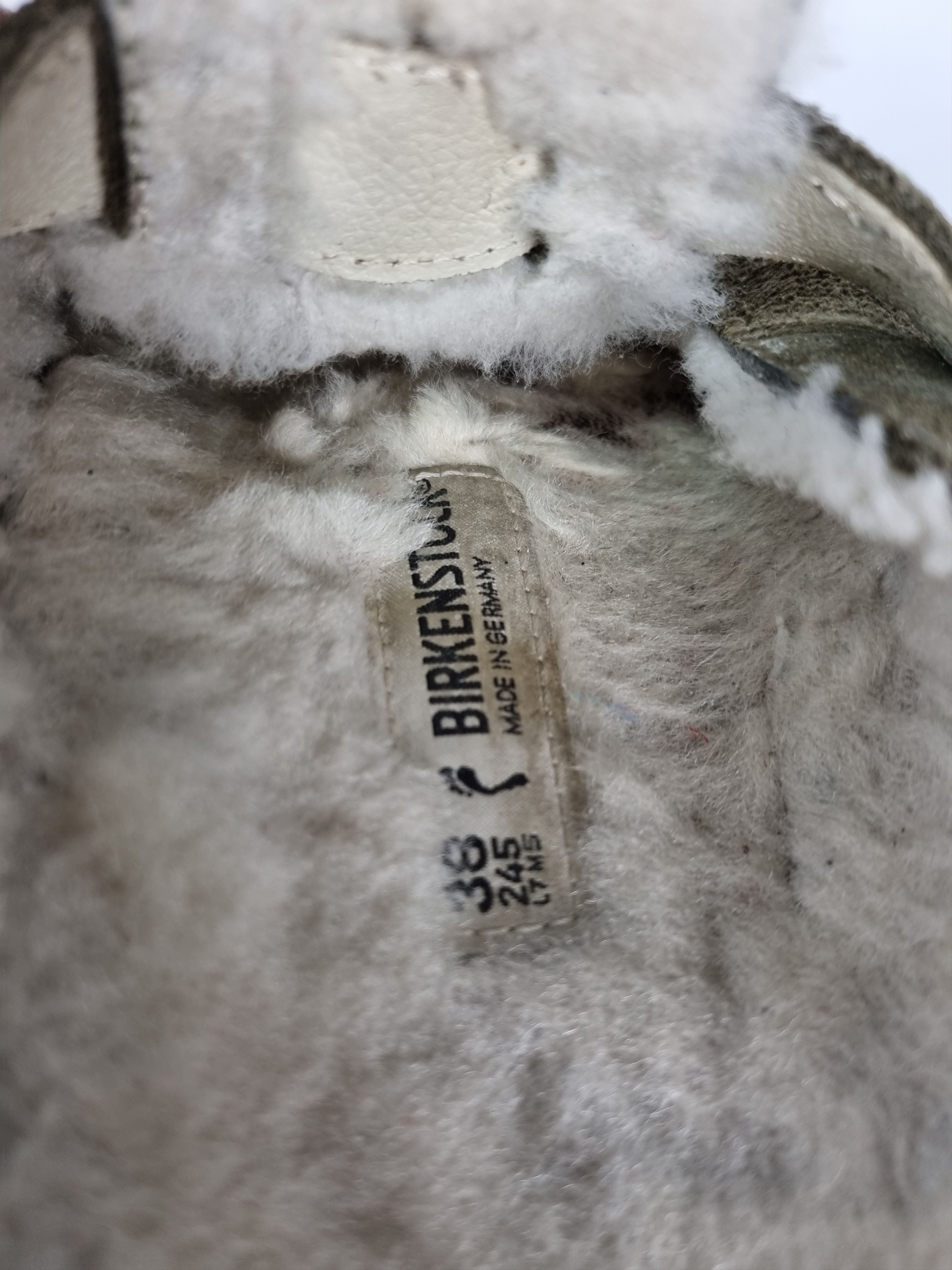 Birkenstock × Vintage Birkenstock Rare Suede Fur Inside Sandals Size US 5.5 / EU 38 - 8 Thumbnail