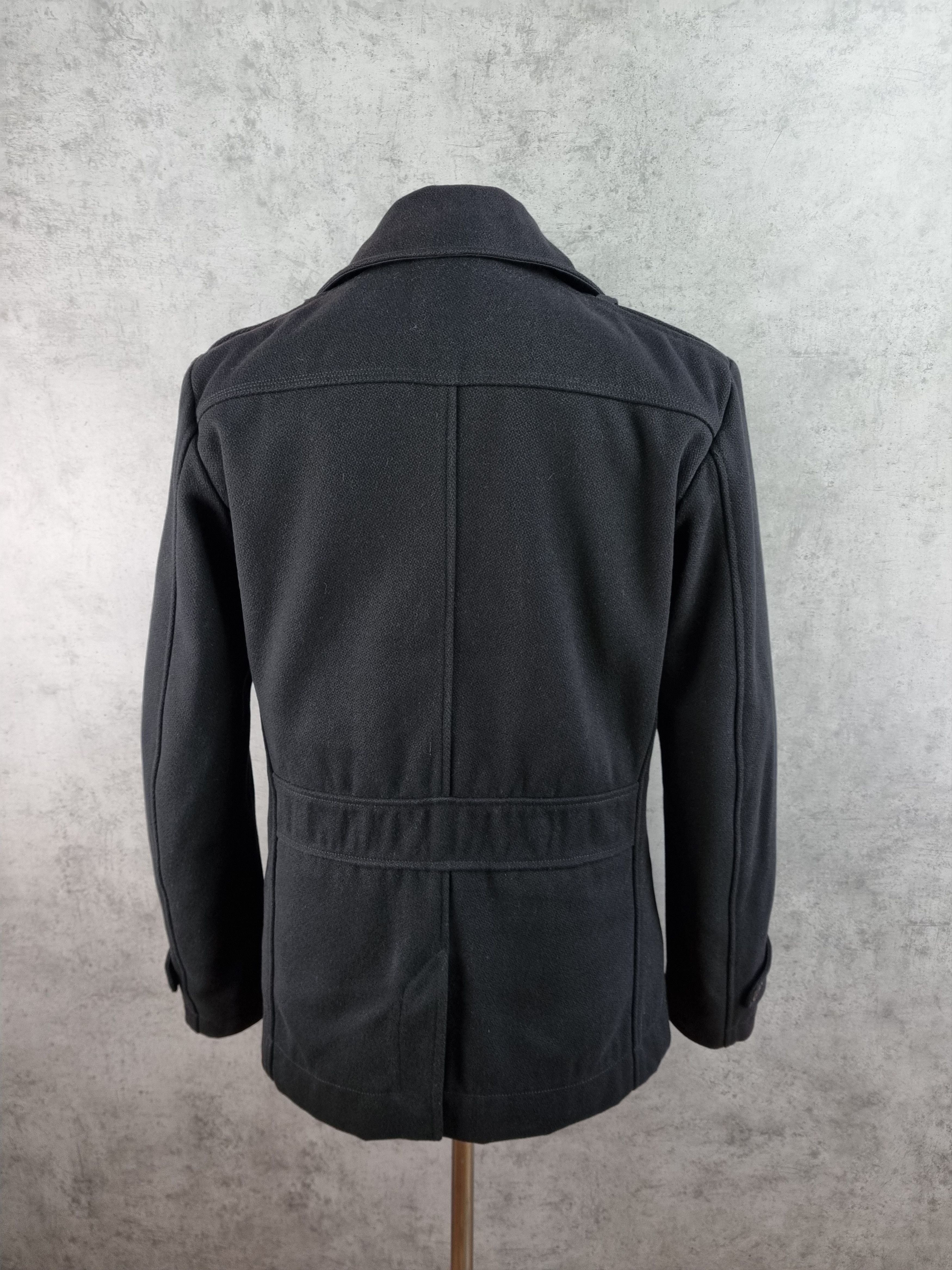 Diesel × Diesel Black Gold Diesel Double Breasted Wool Military Style Coat Size US M / EU 48-50 / 2 - 7 Thumbnail