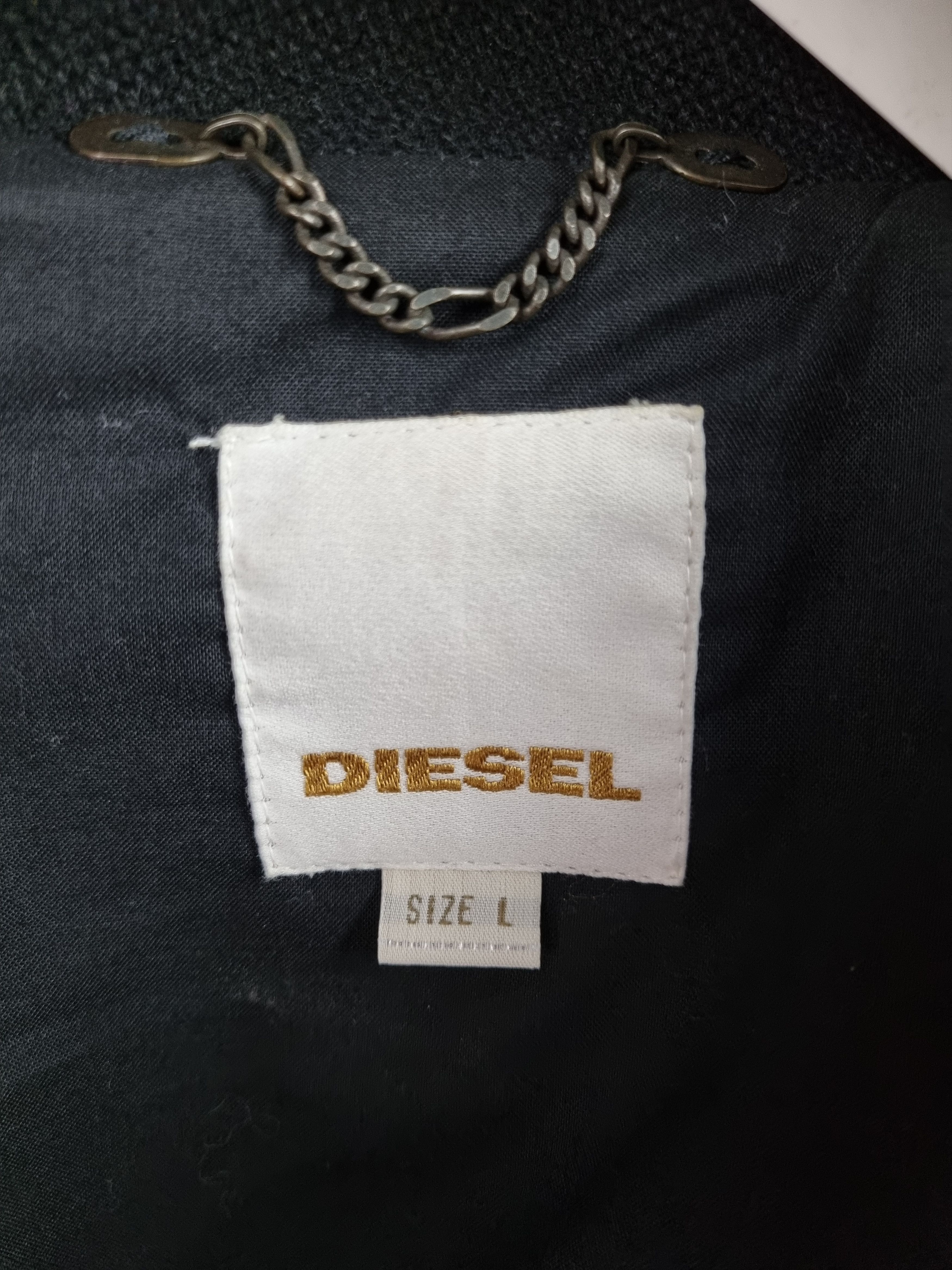 Diesel × Diesel Black Gold Diesel Double Breasted Wool Military Style Coat Size US M / EU 48-50 / 2 - 9 Thumbnail