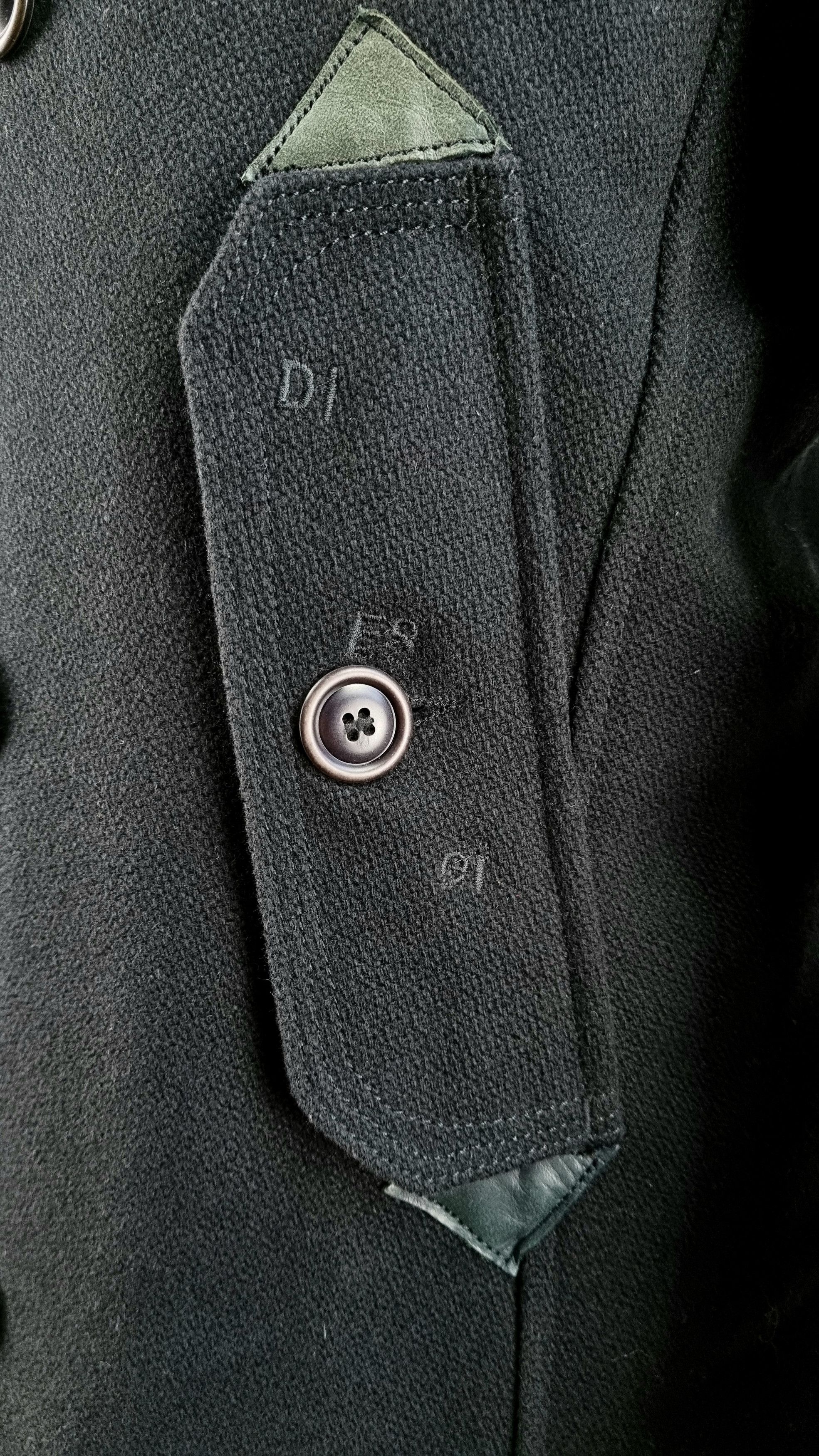 Diesel × Diesel Black Gold Diesel Double Breasted Wool Military Style Coat Size US M / EU 48-50 / 2 - 16 Thumbnail