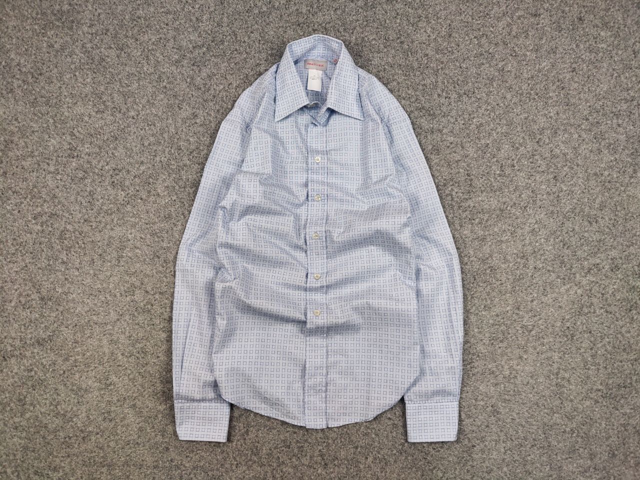 Versace Vintage Versace Classic Men's Light Blue Buttons Shirt Size US M / EU 48-50 / 2 - 1 Thumbnail