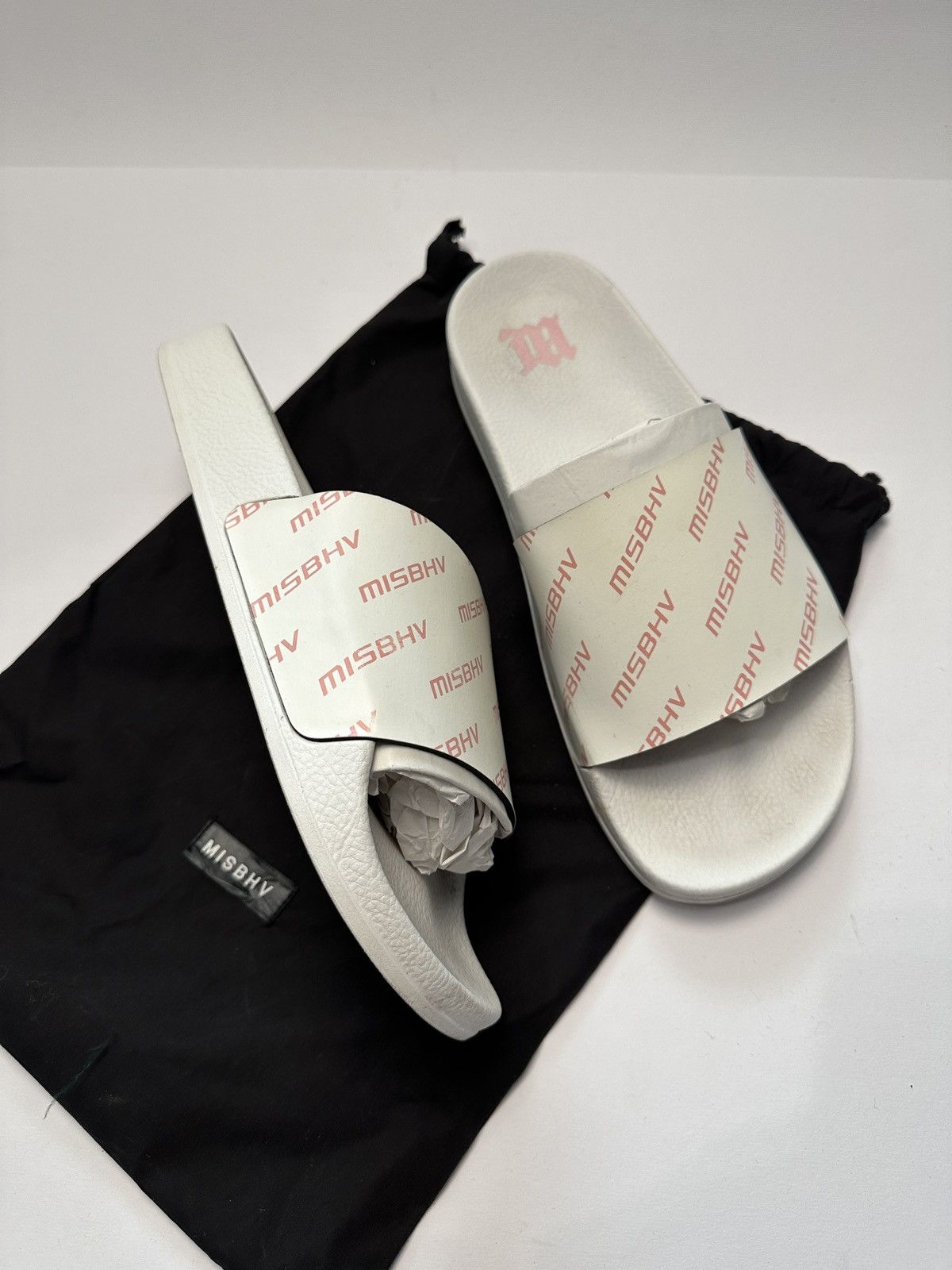 Misbhv MISBHV Diagonal Logo Pool Sliders Size US 8 / EU 41 - 11 Thumbnail