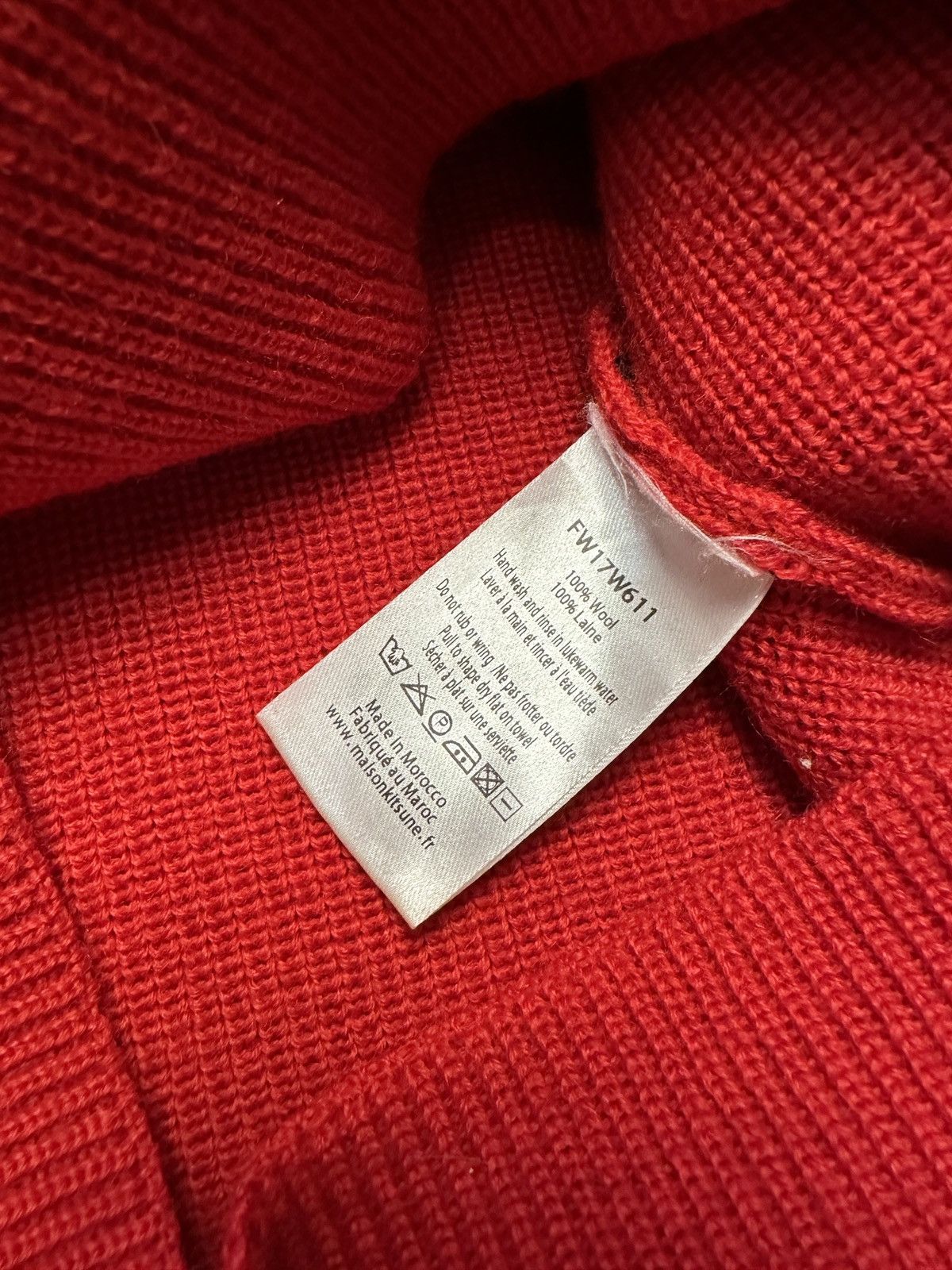 Maison Kitsune Maison Kitsune Wool Colorblock Sweater Size XS / US 0-2 / IT 36-38 - 5 Thumbnail