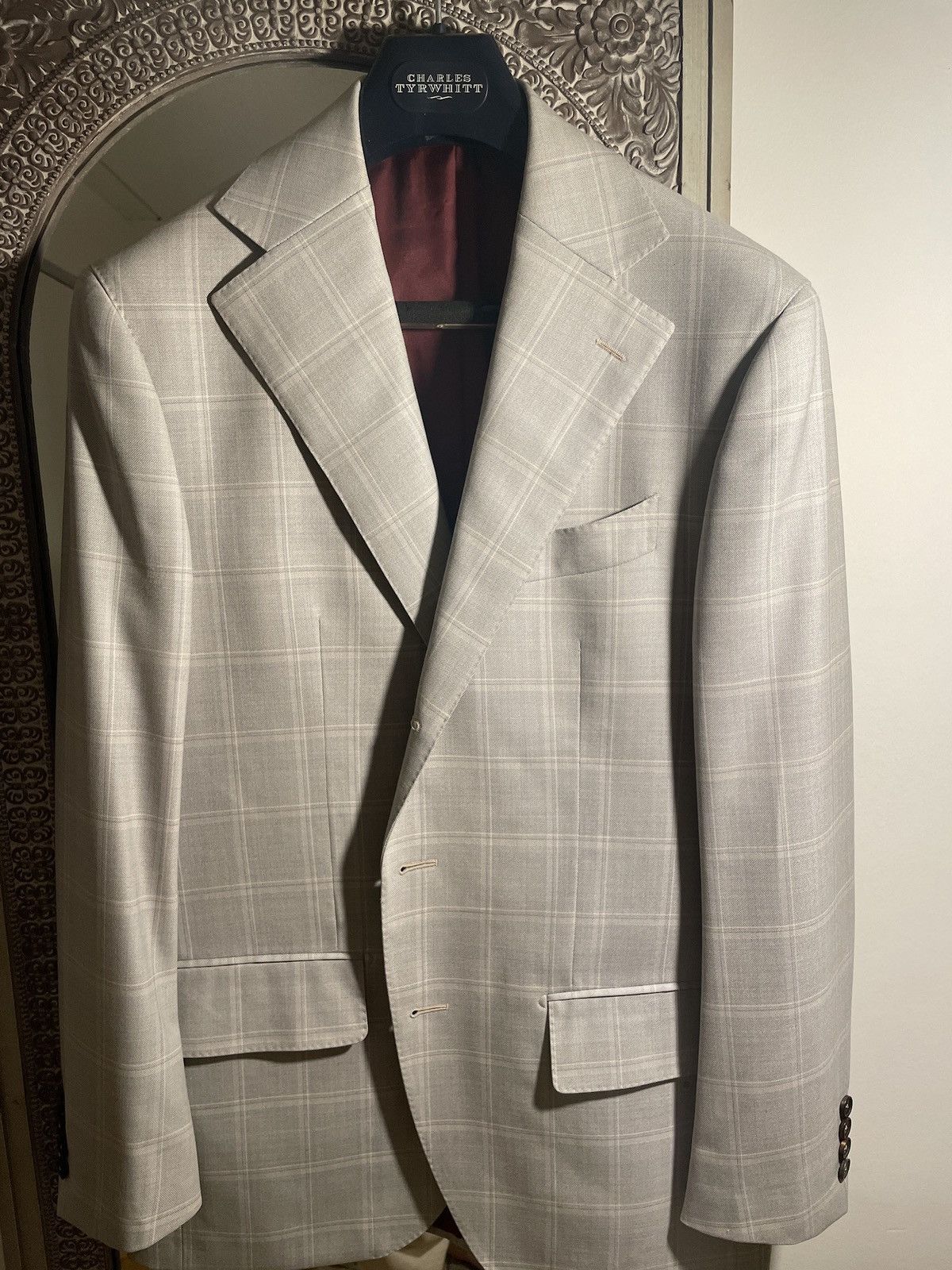 Spier & Mackay *Like New* Spier & Mackay Windowpane Suit Size 40R - 1 Thumbnail