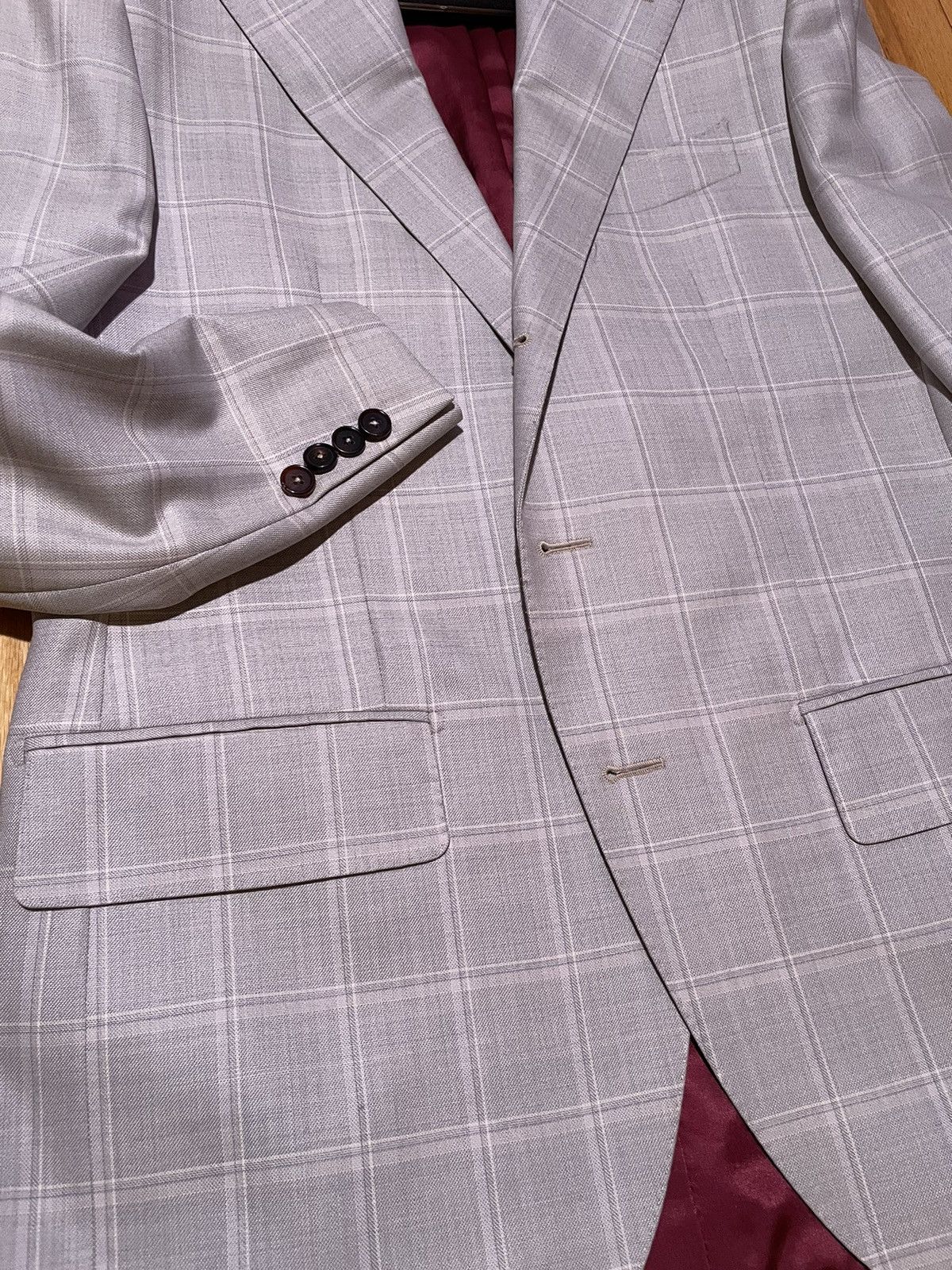 Spier & Mackay *Like New* Spier & Mackay Windowpane Suit Size 40R - 4 Thumbnail