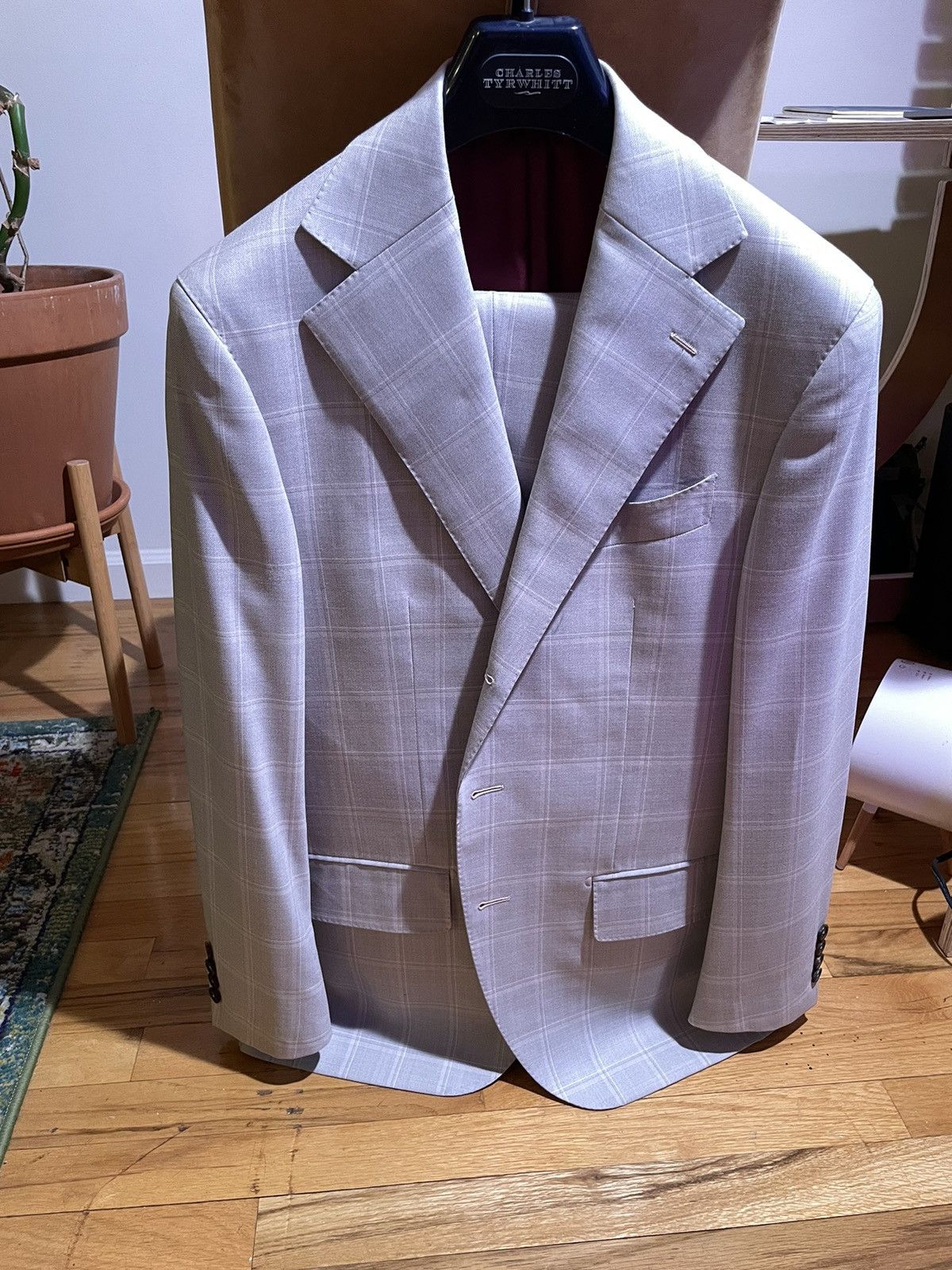 Spier & Mackay *Like New* Spier & Mackay Windowpane Suit Size 40R - 2 Thumbnail