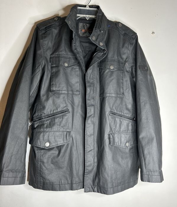 Ben Sherman Ben Sherman Men's Black Field Jacket Military Coat | Grailed