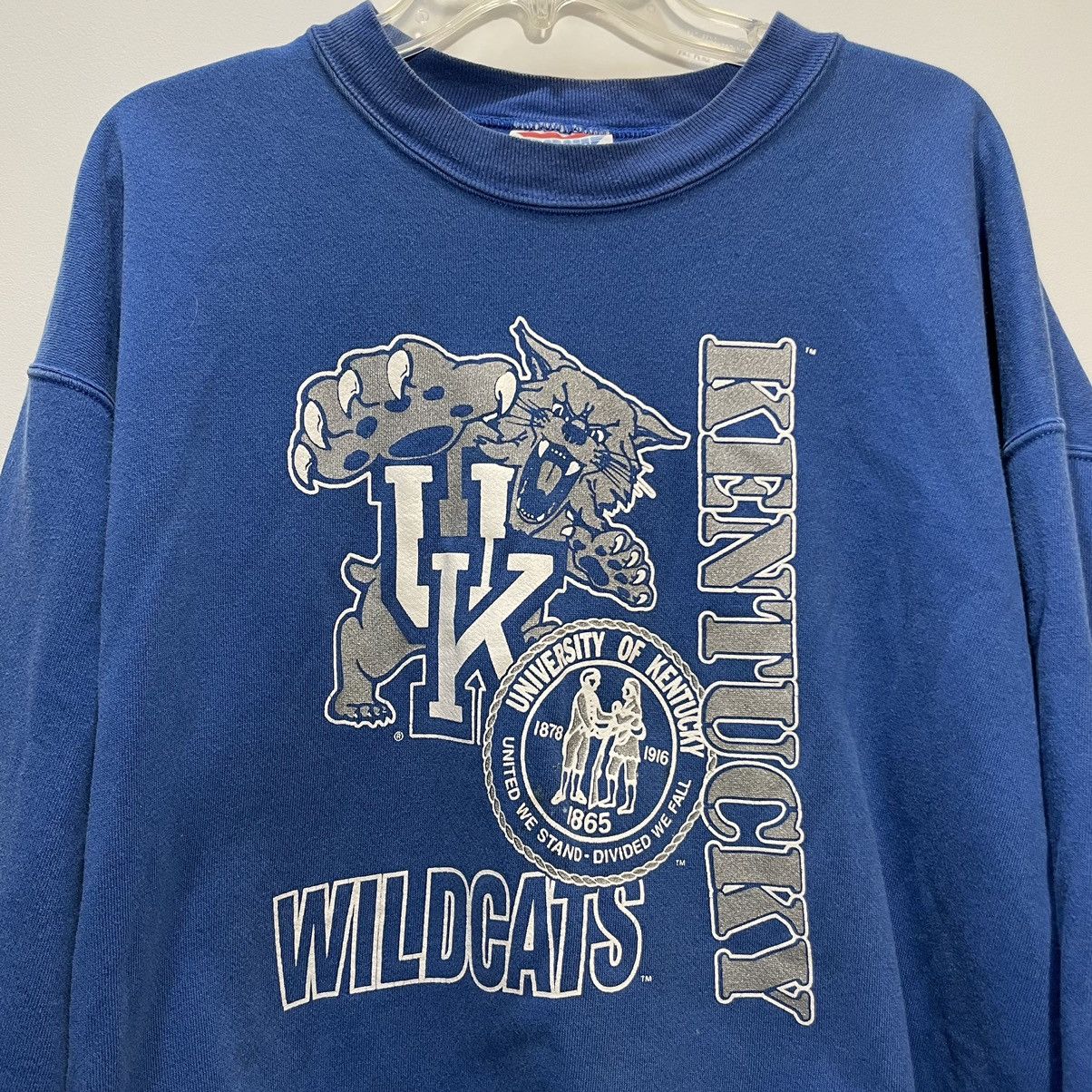 Vintage 90s University of Kentucky Wildcats Crewneck Sweatshirt Size US XL / EU 56 / 4 - 3 Thumbnail