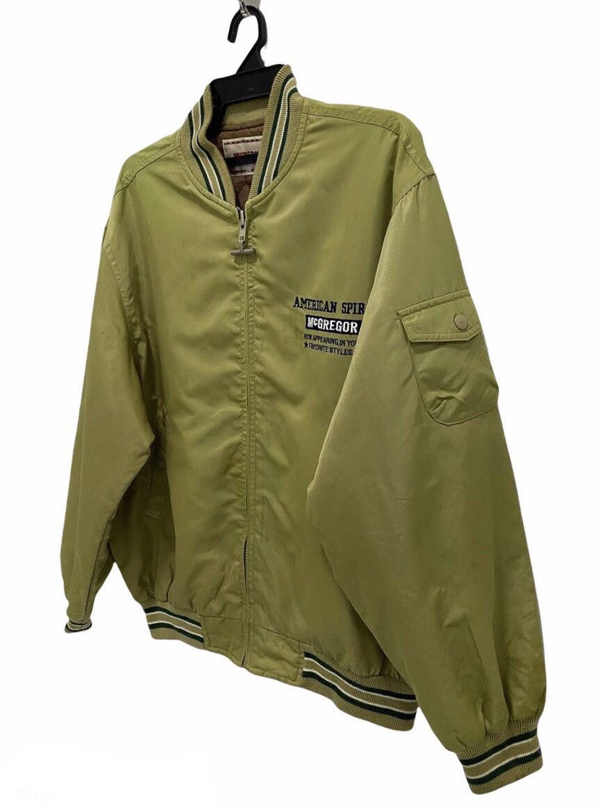 McGregor RARE!! Vintage McGregor American Spirit Khaki Bomber Jacket Size US L / EU 52-54 / 3 - 4 Thumbnail