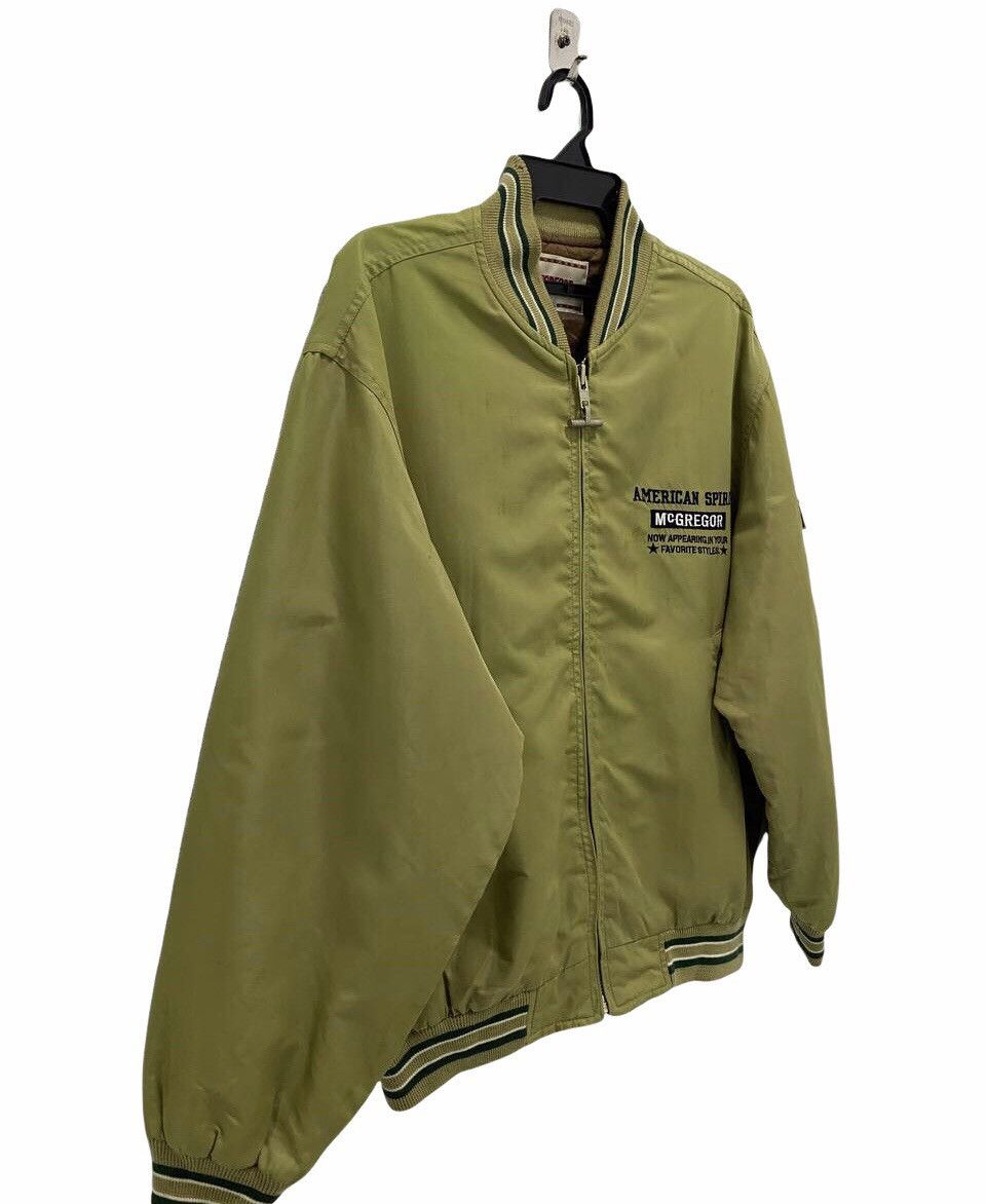 McGregor RARE!! Vintage McGregor American Spirit Khaki Bomber Jacket Size US L / EU 52-54 / 3 - 3 Thumbnail
