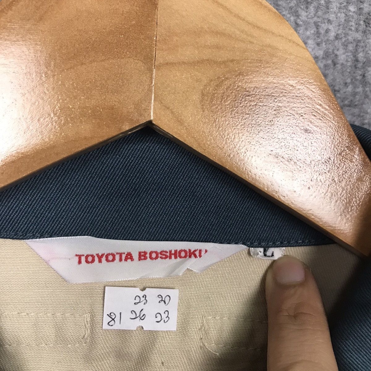 Vintage Toyota Boshoku uniform work jacket