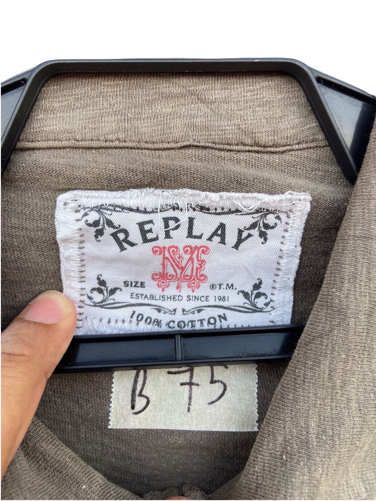 Replay Vintage Replay Thrashed Polo Shirt Size US M / EU 48-50 / 2 - 5 Thumbnail
