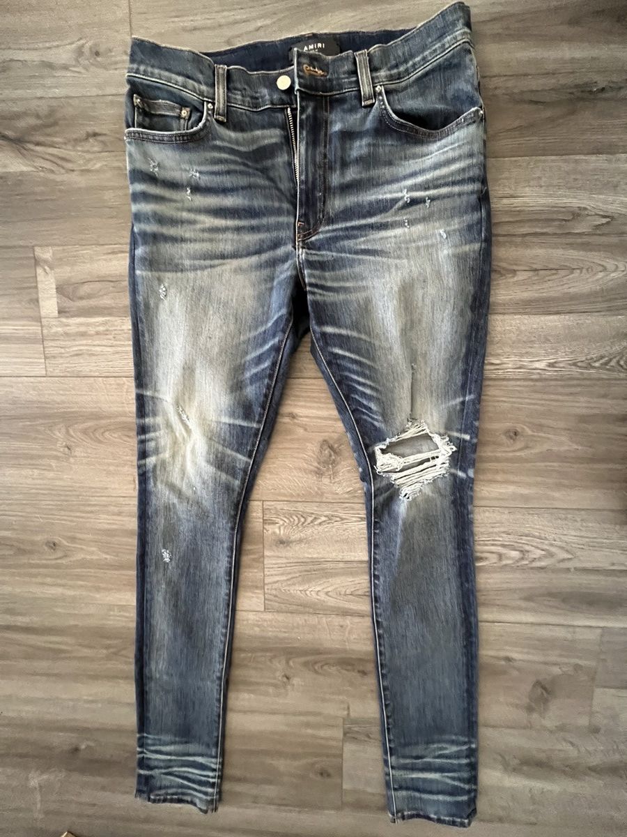 Amiri AMIRI BROKEN JEAN SZ 32 Size US 32 / EU 48 - 1 Thumbnail