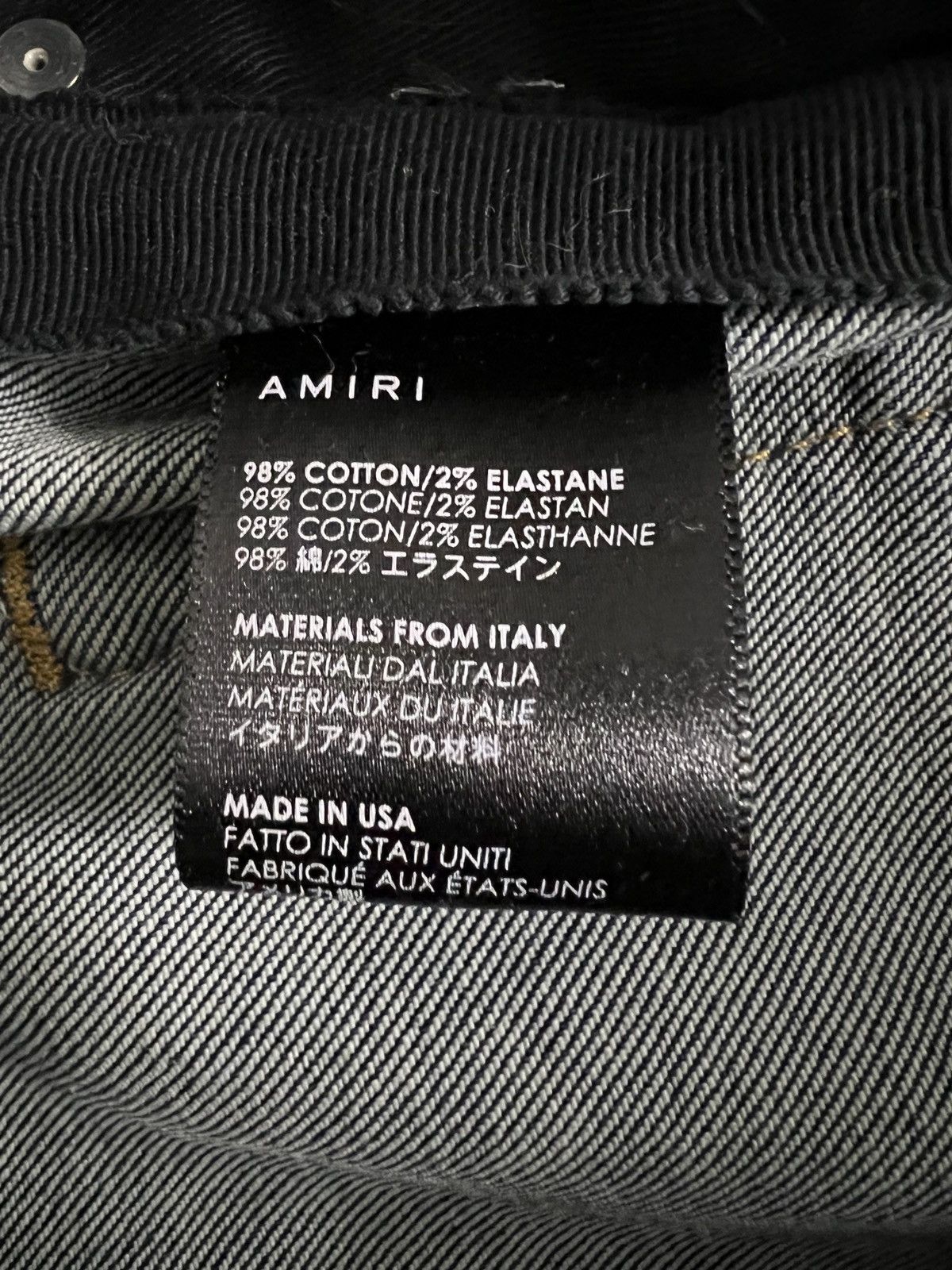 Amiri AMIRI BROKEN JEAN SZ 32 Size US 32 / EU 48 - 4 Thumbnail